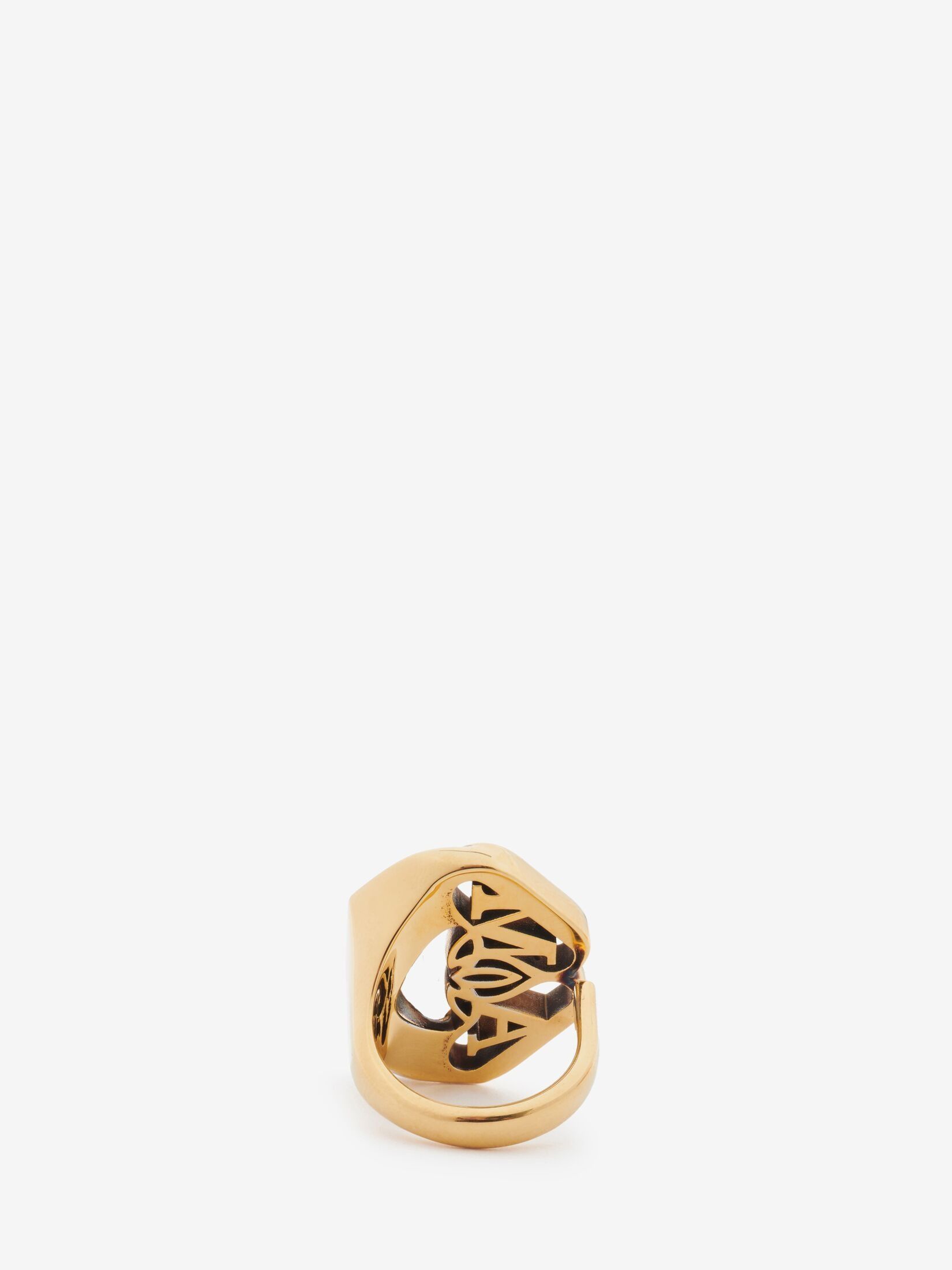 Alexander McQueen o1w1db10725 Rings in Golden Size ONE SIZE - 2 Thumbnail