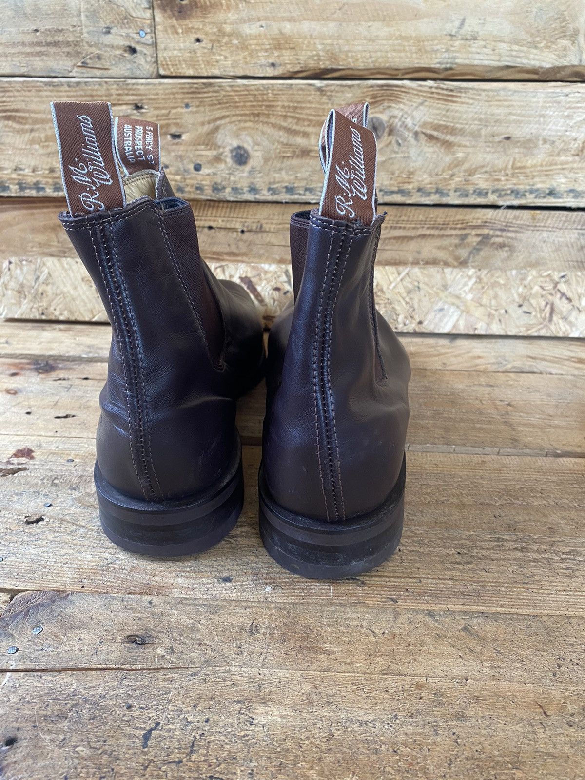 R.M. Williams R.M.williams brown chelsea leather boots sz 7.5H Size US 8.5 / EU 41-42 - 5 Thumbnail