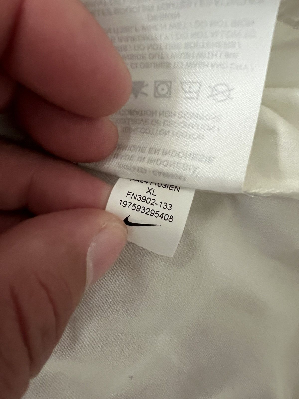 Nike Nike Club Oxford Short-Sleeve Button-Up Shirt Loose Fit Size US XL / EU 56 / 4 - 11 Thumbnail
