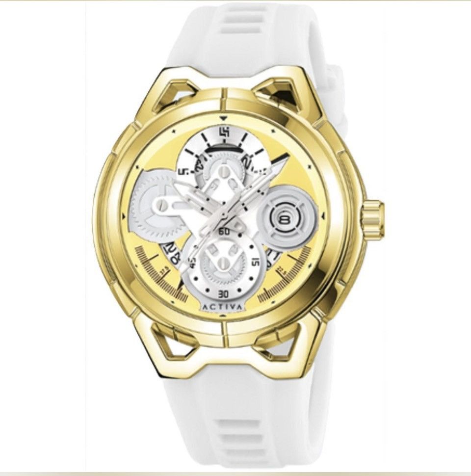 Other Activa White Watch- 44 MM Size 44 - 1 Thumbnail