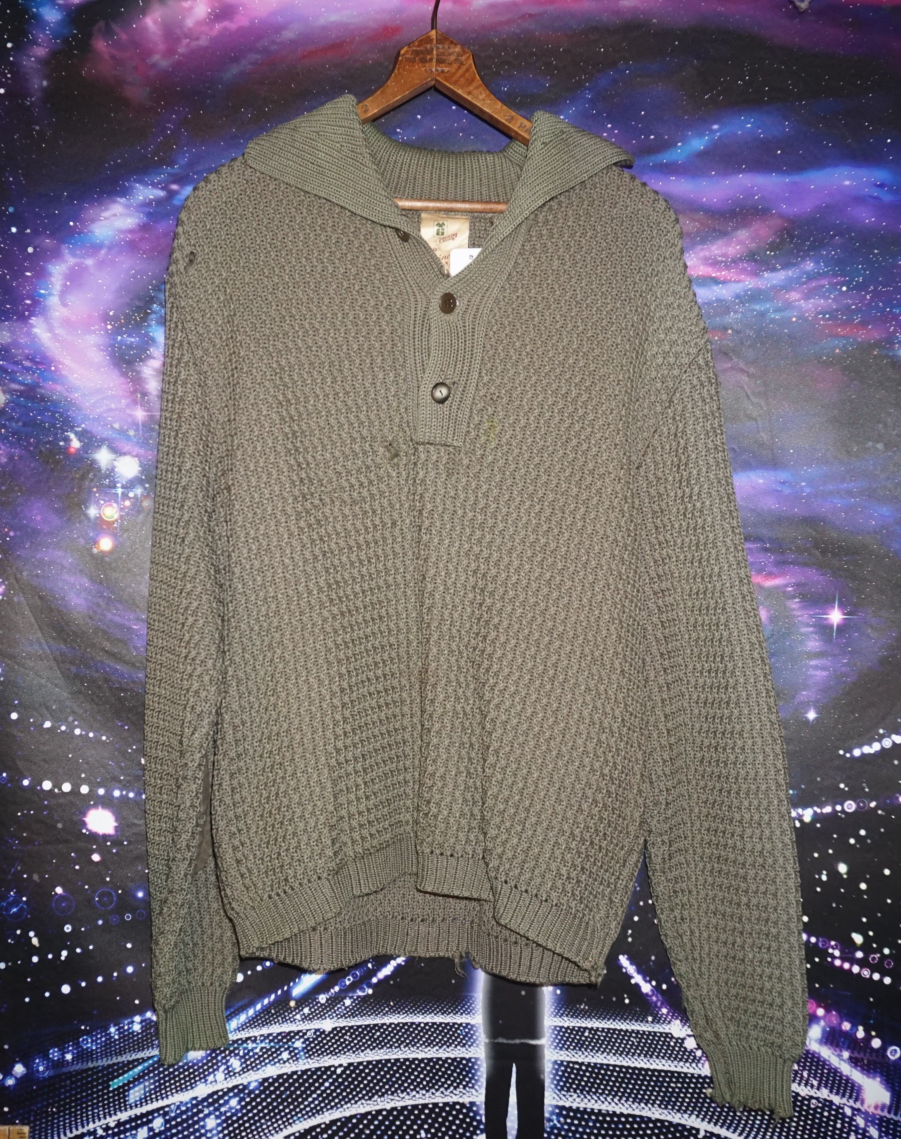 Vintage Vintage Teddy Reine Wool Knitwear Sweater Size US M / EU 48-50 / 2 - 2 Thumbnail