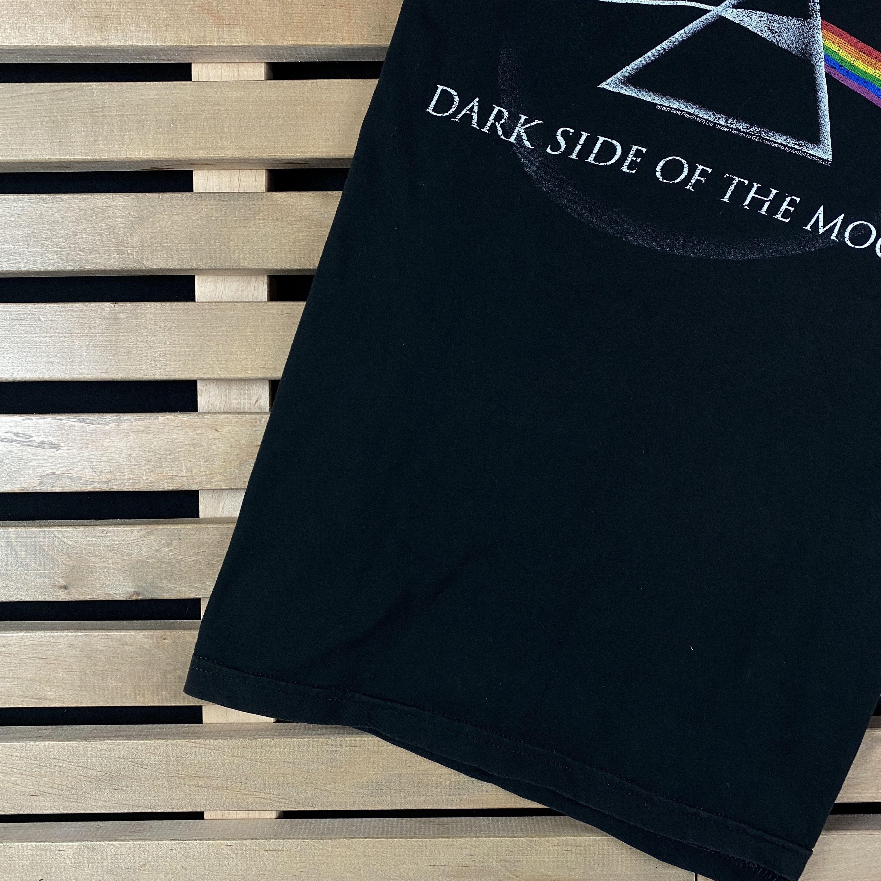 Pink Floyd × Vintage Mens Vintage T-Shirt Pink Floyd Dark Side Of The Moon SIze M Size US M / EU 48-50 / 2 - 3 Thumbnail