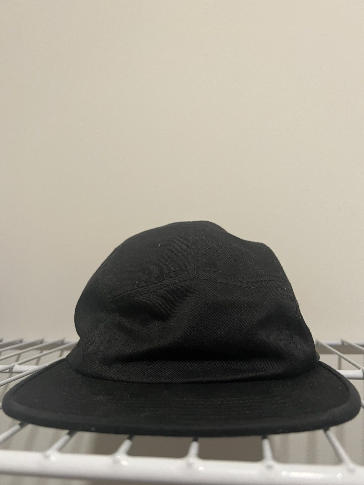 Supreme Supreme Side Zip Camp Cap Black/Red Size ONE SIZE - 1 Thumbnail