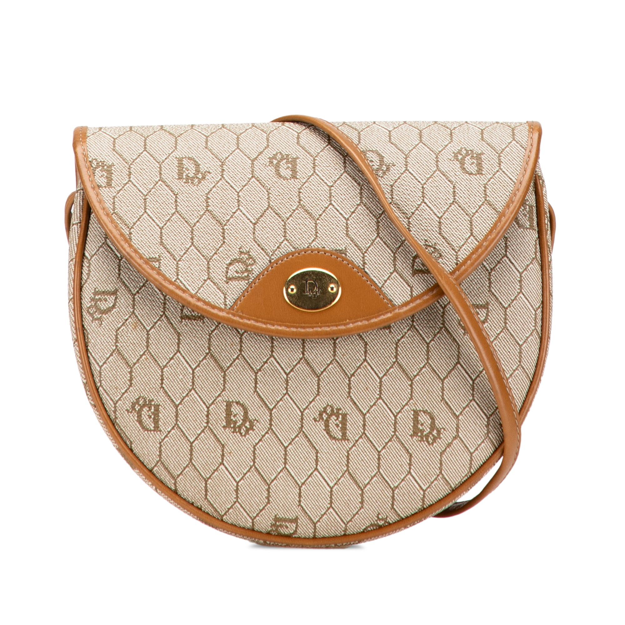 Honeycomb Coated Canvas Crossbody