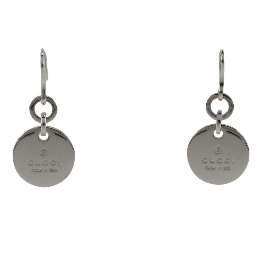 Gucci Gucci Gucci Trademark Logo Silver 925 Earrings Metal Earrings DUTY FREE for USA Size ONE SIZE - 1 Thumbnail