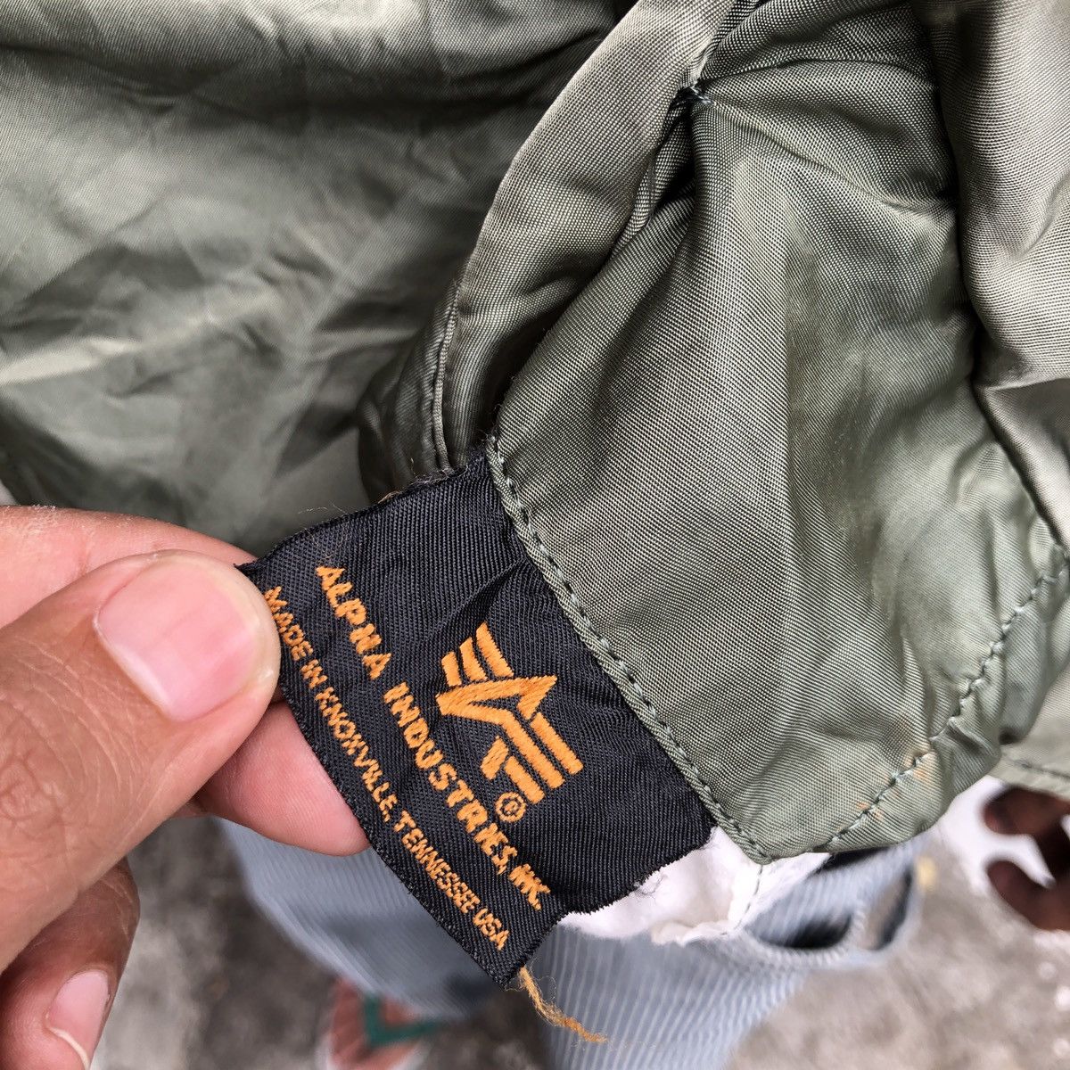 Alpha Industries × Vintage VTG MA1 ALPHA INDUSTRIES " HELL BLASTER " BOMBER Size US XL / EU 56 / 4 - 6 Thumbnail