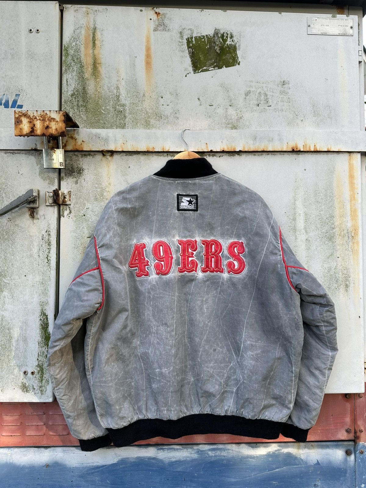 Vintage **grail**Vintage Starter San Francisco 49ers Bomber Jacket Size US XL / EU 56 / 4 - 7 Thumbnail