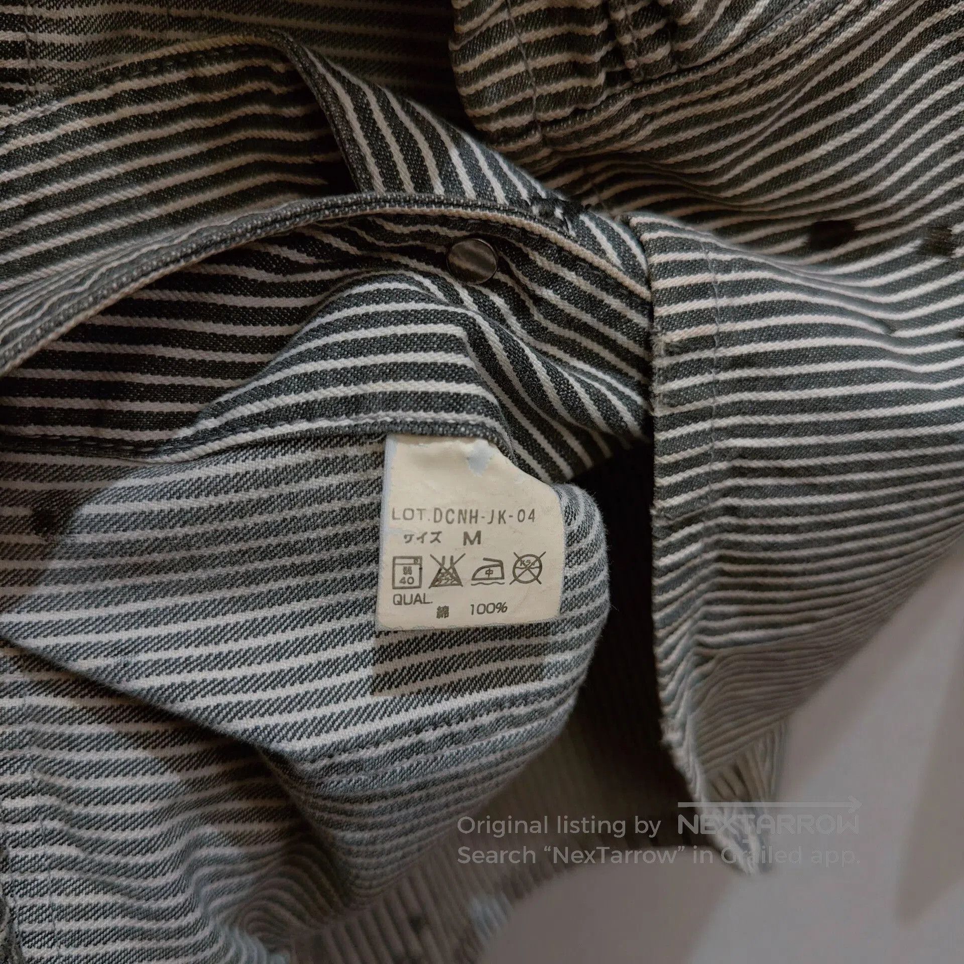Neighborhood Neighborhood Urban Striped Work Jacket. Size US M / EU 48-50 / 2 - 6 Thumbnail