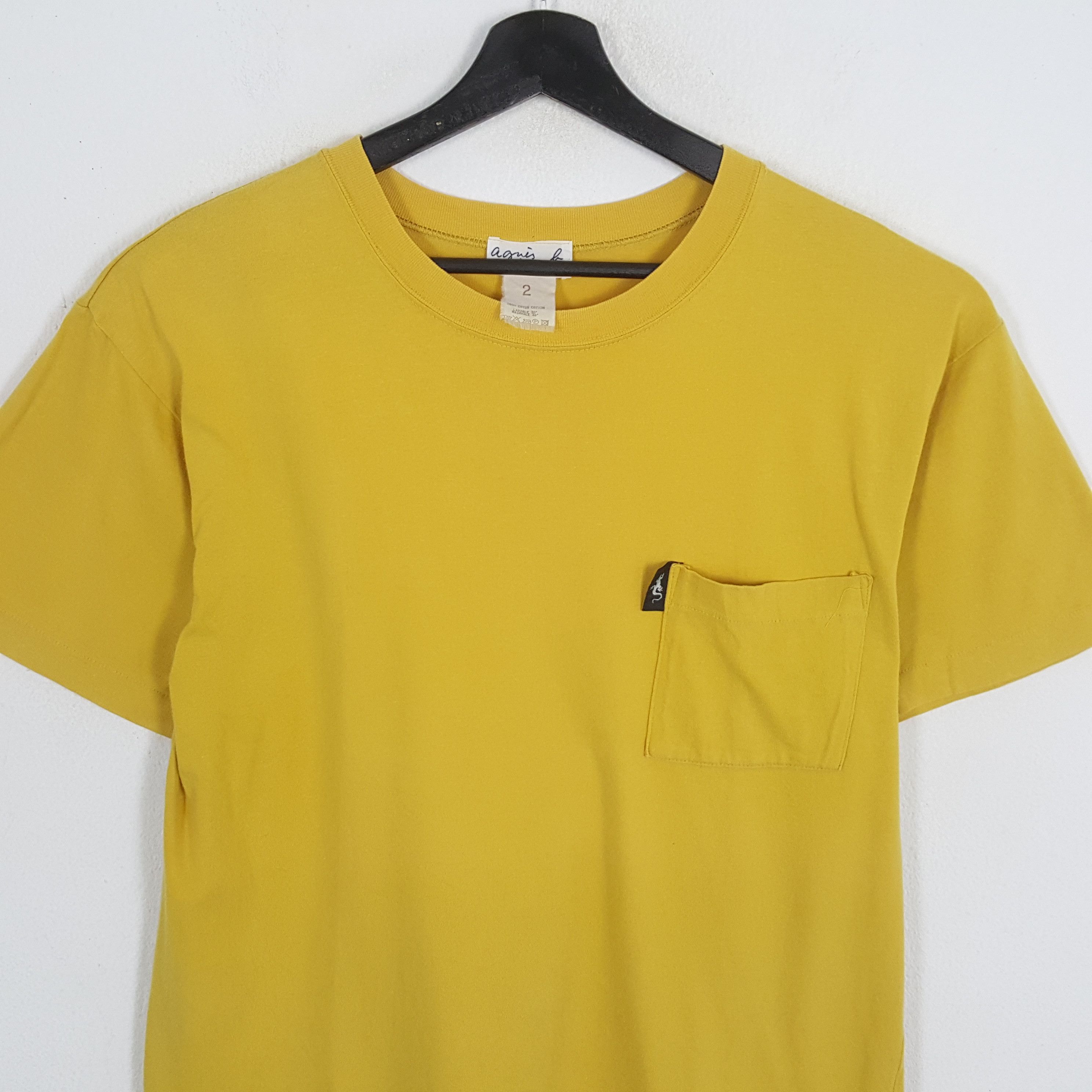 Vintage × agnes b. AGNES B Designer Brand Style Pocket Design Tshirt Size US L / EU 52-54 / 3 - 2 Thumbnail