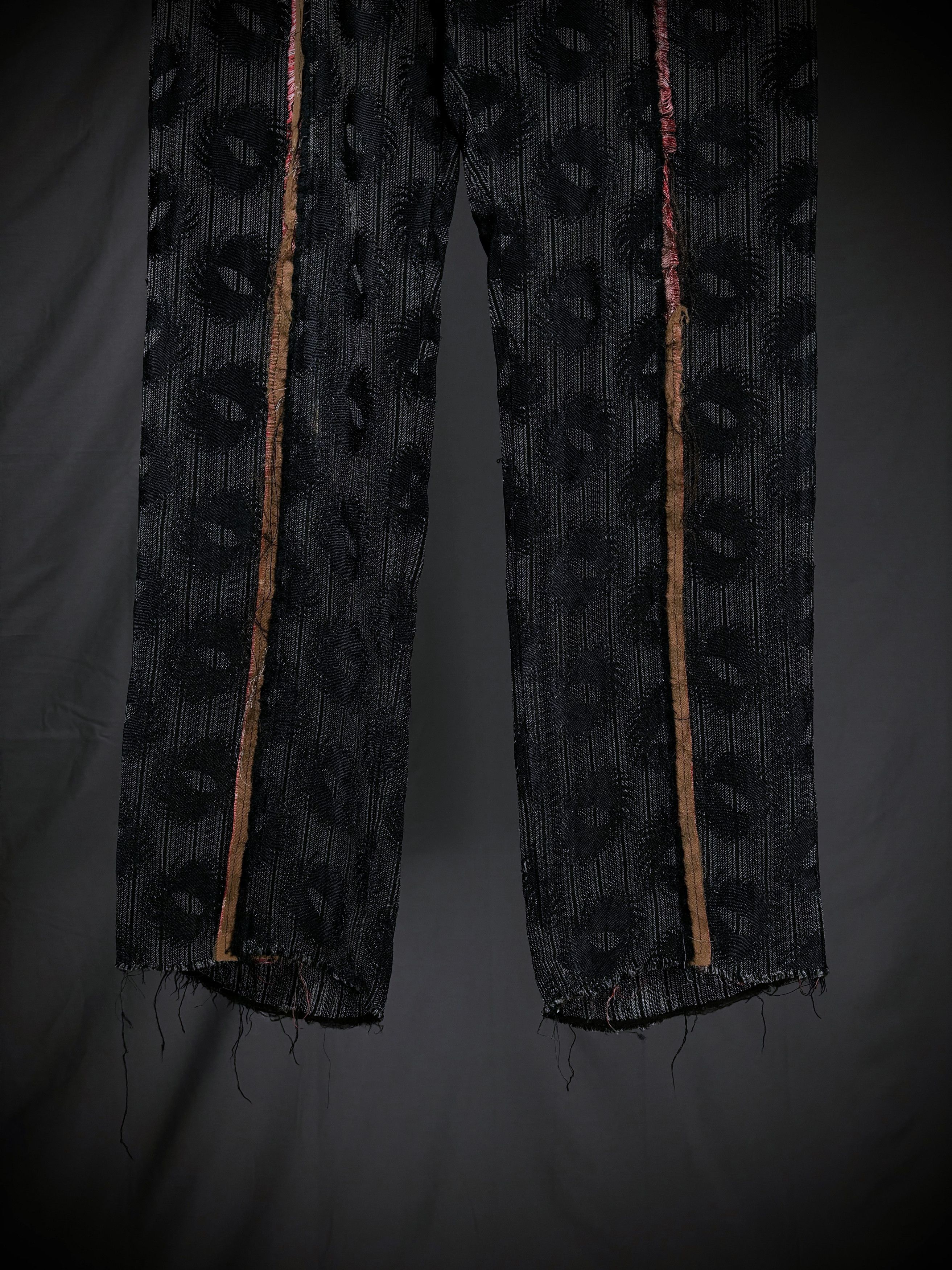 Comme des Garcons Homme Plus CDG Homme Plus Distressed Jacquard Trousers – AW02 Size US 31 - 5 Thumbnail