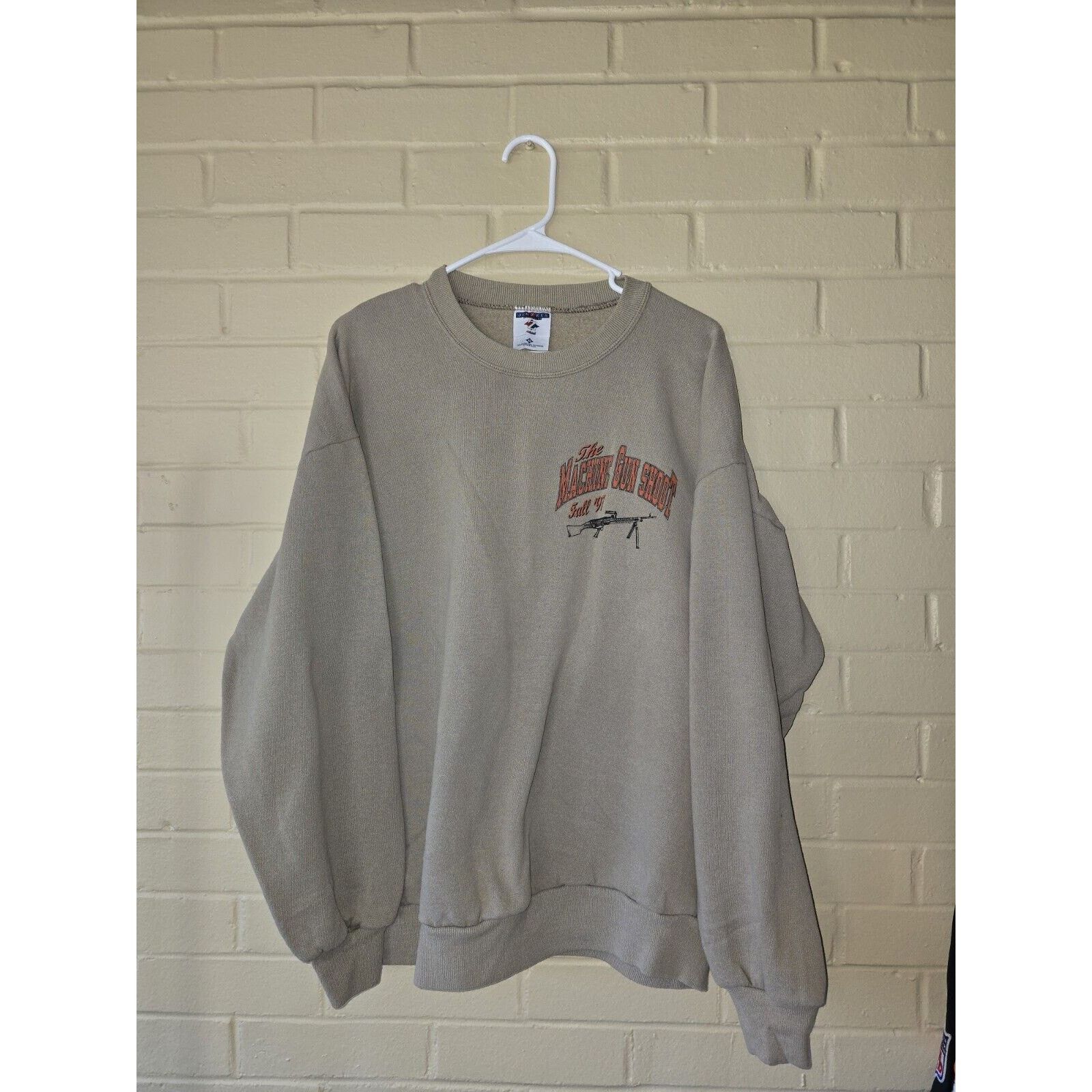 Jerzees Vintage 1997 The Machine Gun Shoot Crewneck KY Size XL USA Size US XL / EU 56 / 4 - 3 Thumbnail