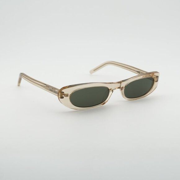 Saint Laurent SL557 SHADE 004 Sunglasses Transparent Nude is  display picture 1