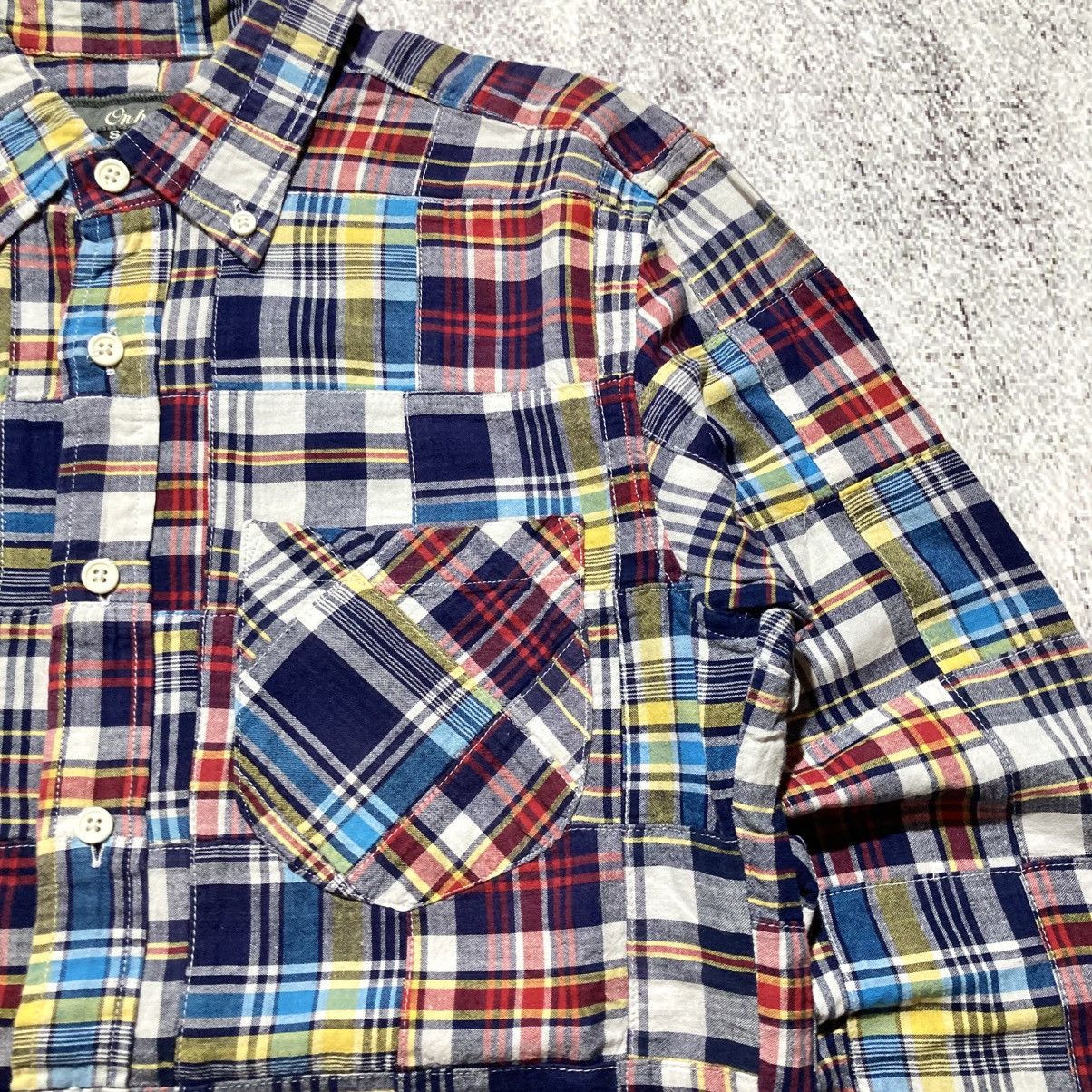 Japanese Brand 2000s Onboard Patchwork Madrass Shirt Japanese Kapital Style Size US S / EU 44-46 / 1 - 5 Thumbnail