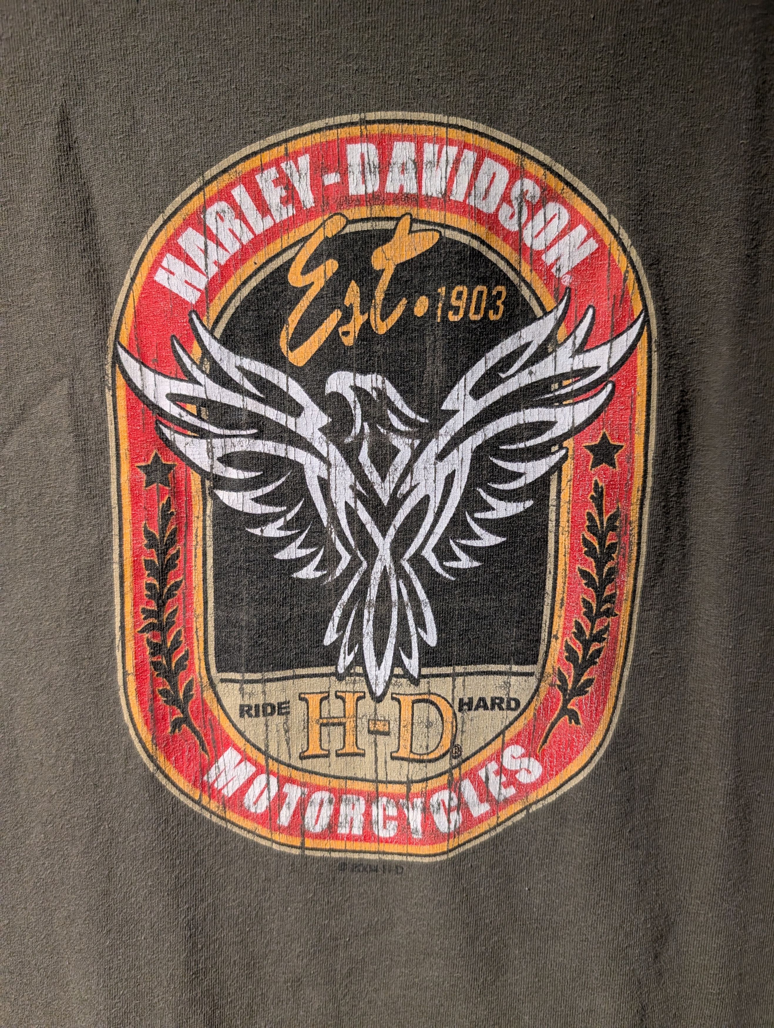 Harley Davidson VTG Harley Davidson T Shirt Capital City Madison WI Eagle Size US L / EU 52-54 / 3 - 2 Thumbnail