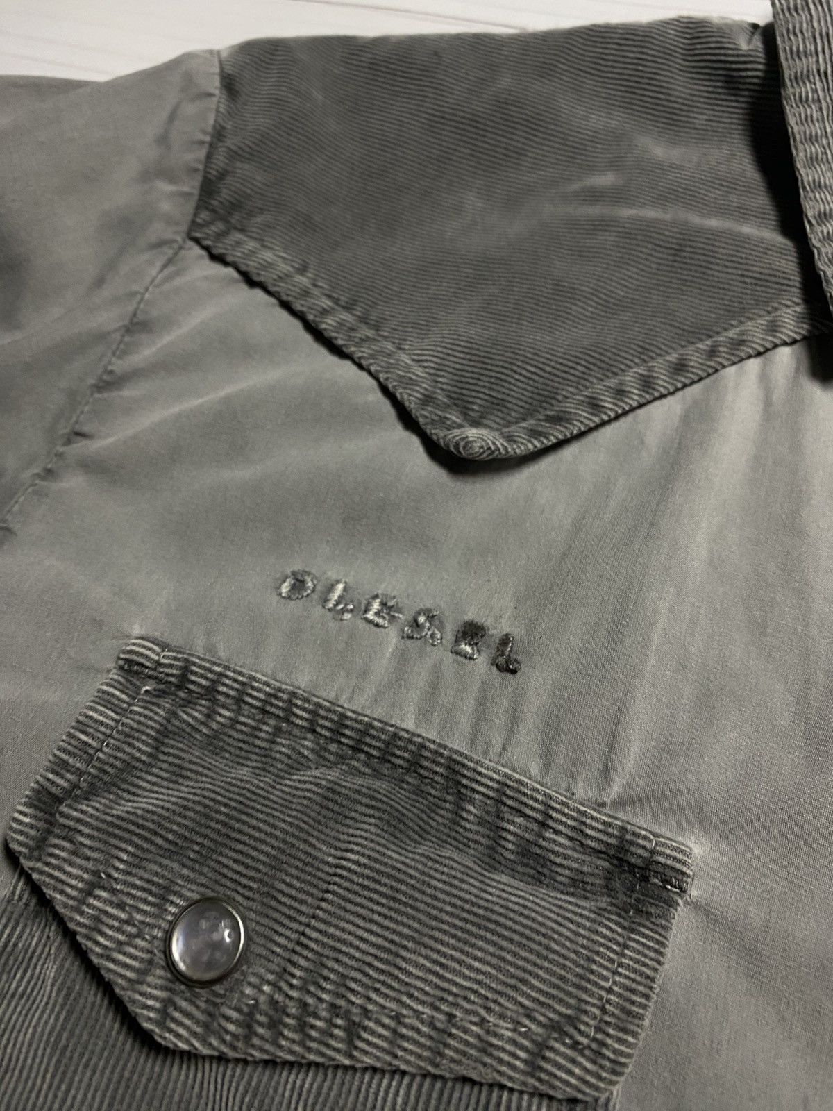 Diesel × Japanese Brand × Vintage Vintage Diesel Snow Eagle Big logo y2k button up t shirt Size US L / EU 52-54 / 3 - 9 Thumbnail