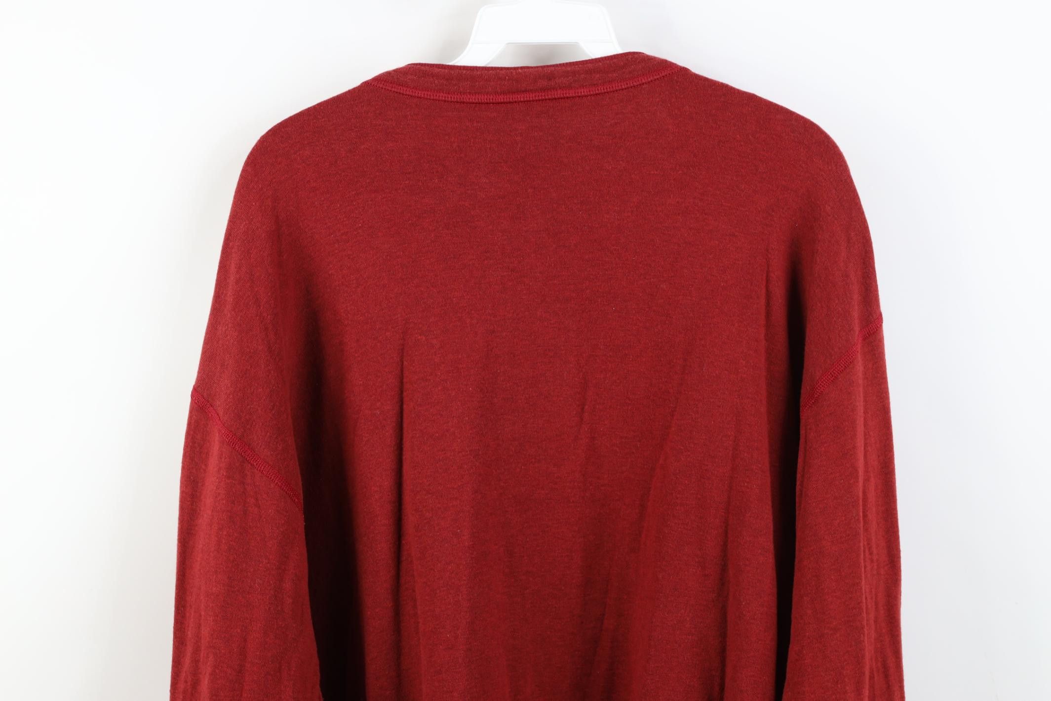 L.L. Bean Vintage 90s LL Bean Rivers Driver Henley Long Sleeve T-Shirt Size US XL / EU 56 / 4 - 11 Thumbnail