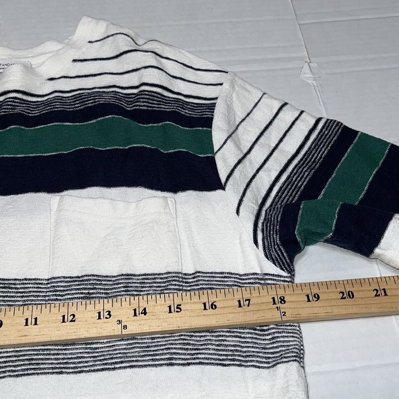Journal Standard Japanese JOURNAL STANDARD Striped Pocket Shirt Men’s Medium Size US M / EU 48-50 / 2 - 7 Thumbnail
