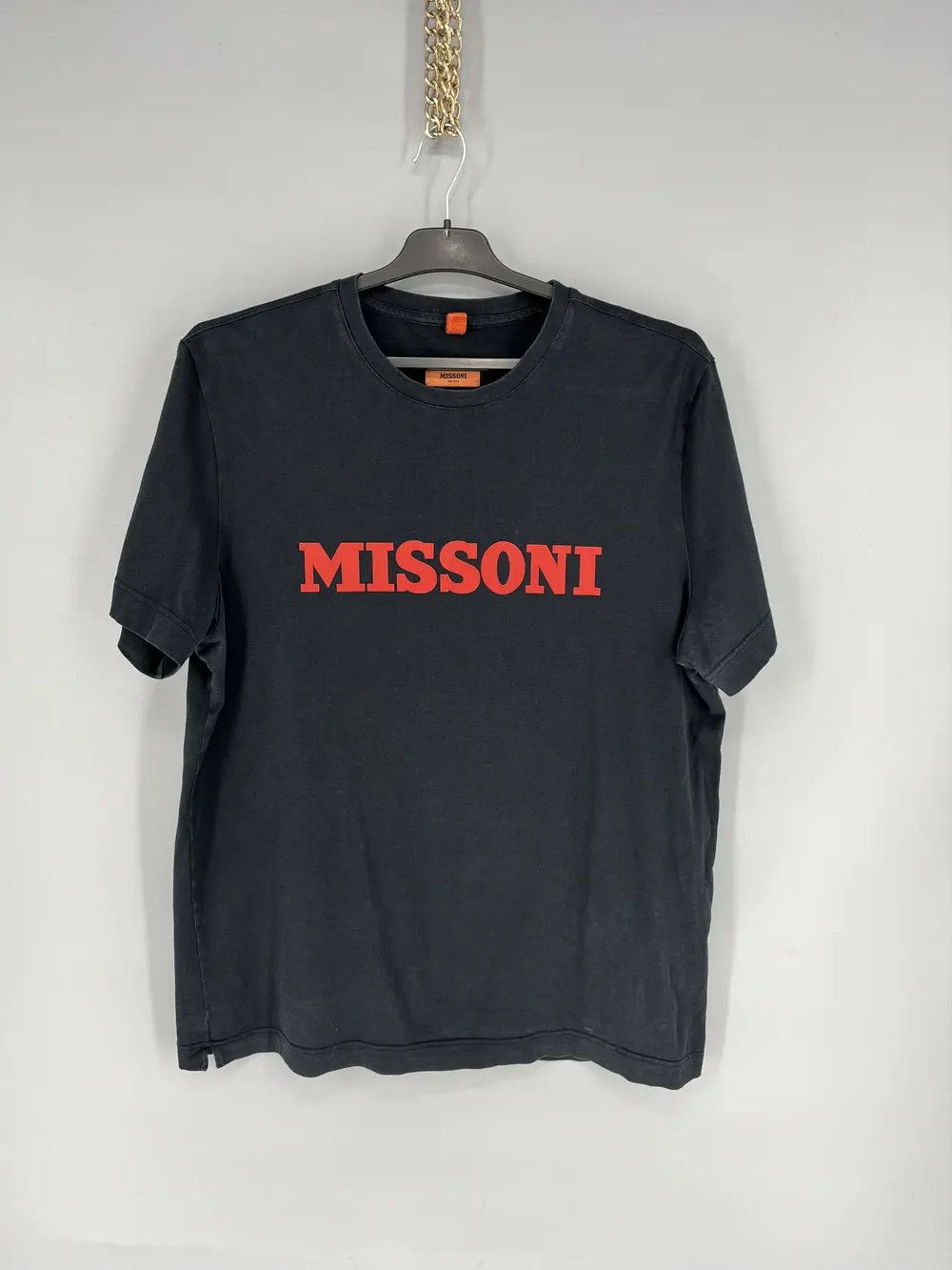 Missoni Vintage Missoni Spellout Logo Tshirt Size M Size US M / EU 48-50 / 2 - 1 Thumbnail
