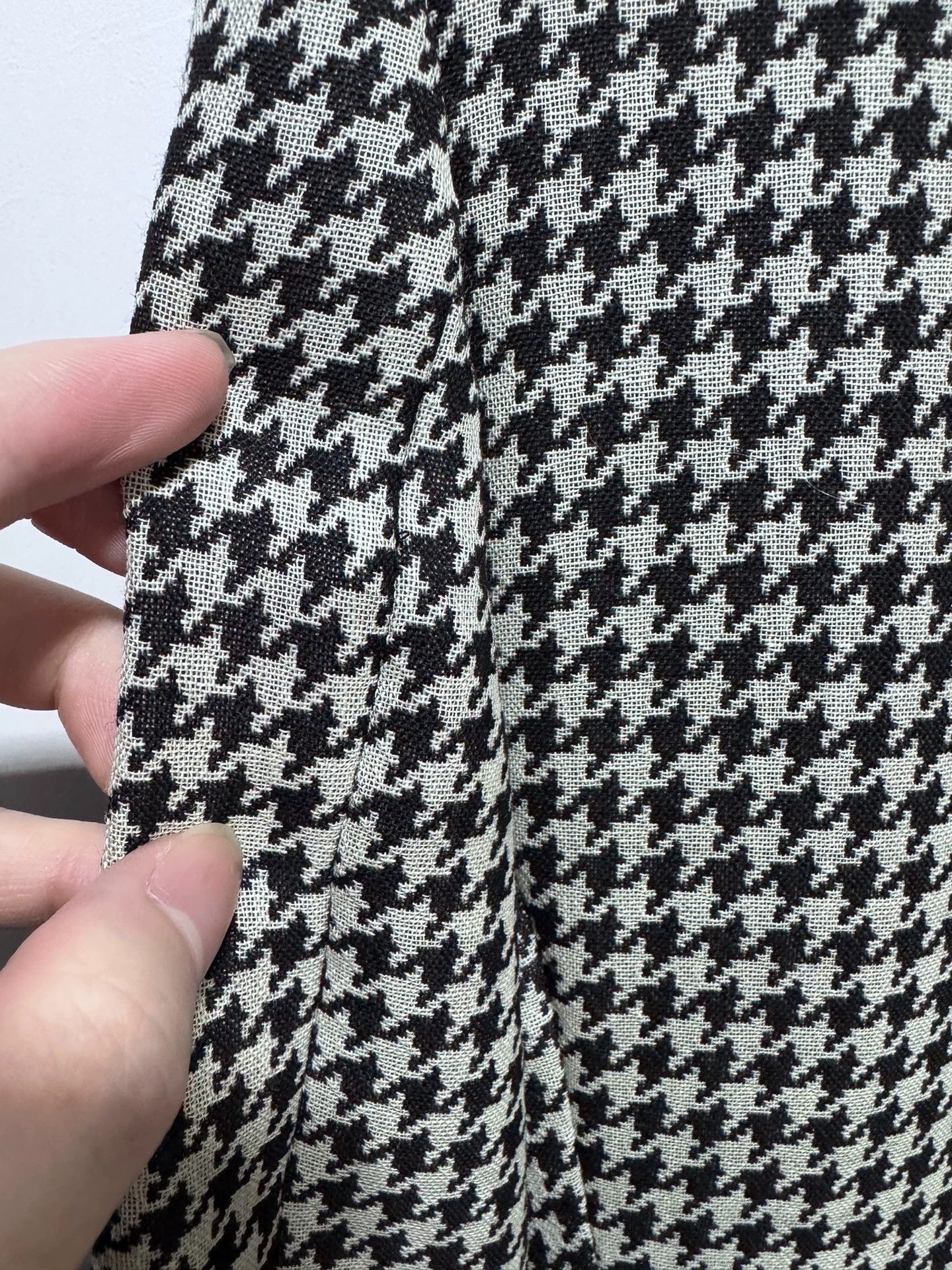 Saint Laurent Paris Authentic Saint Laurent SLP 14SS runway houndstooth suit Size 46R - 3 Thumbnail