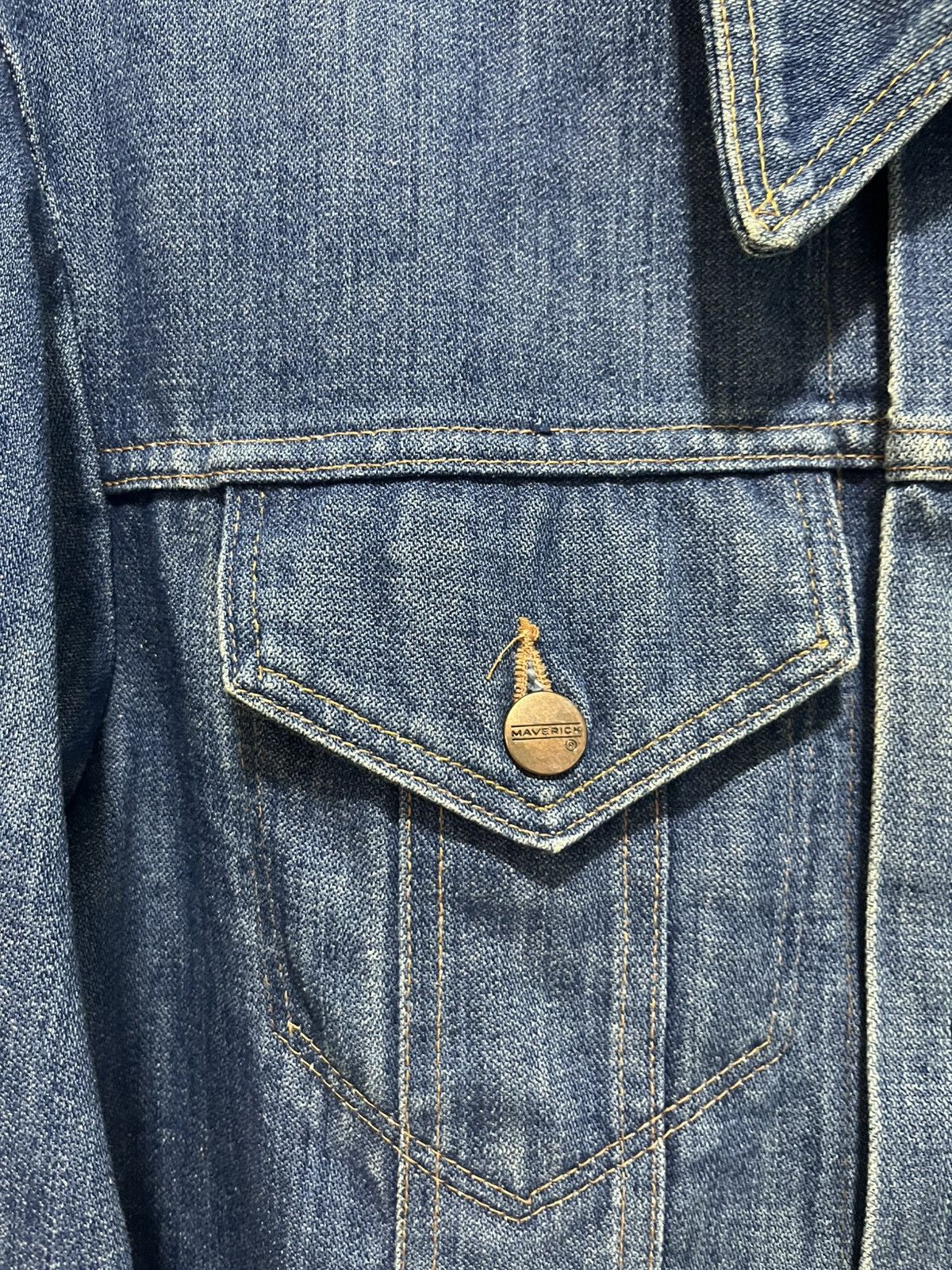 Wrangler Vintage 80s Maverick Blue Bell Denim Jacket Size US M / EU 48-50 / 2 - 3 Thumbnail
