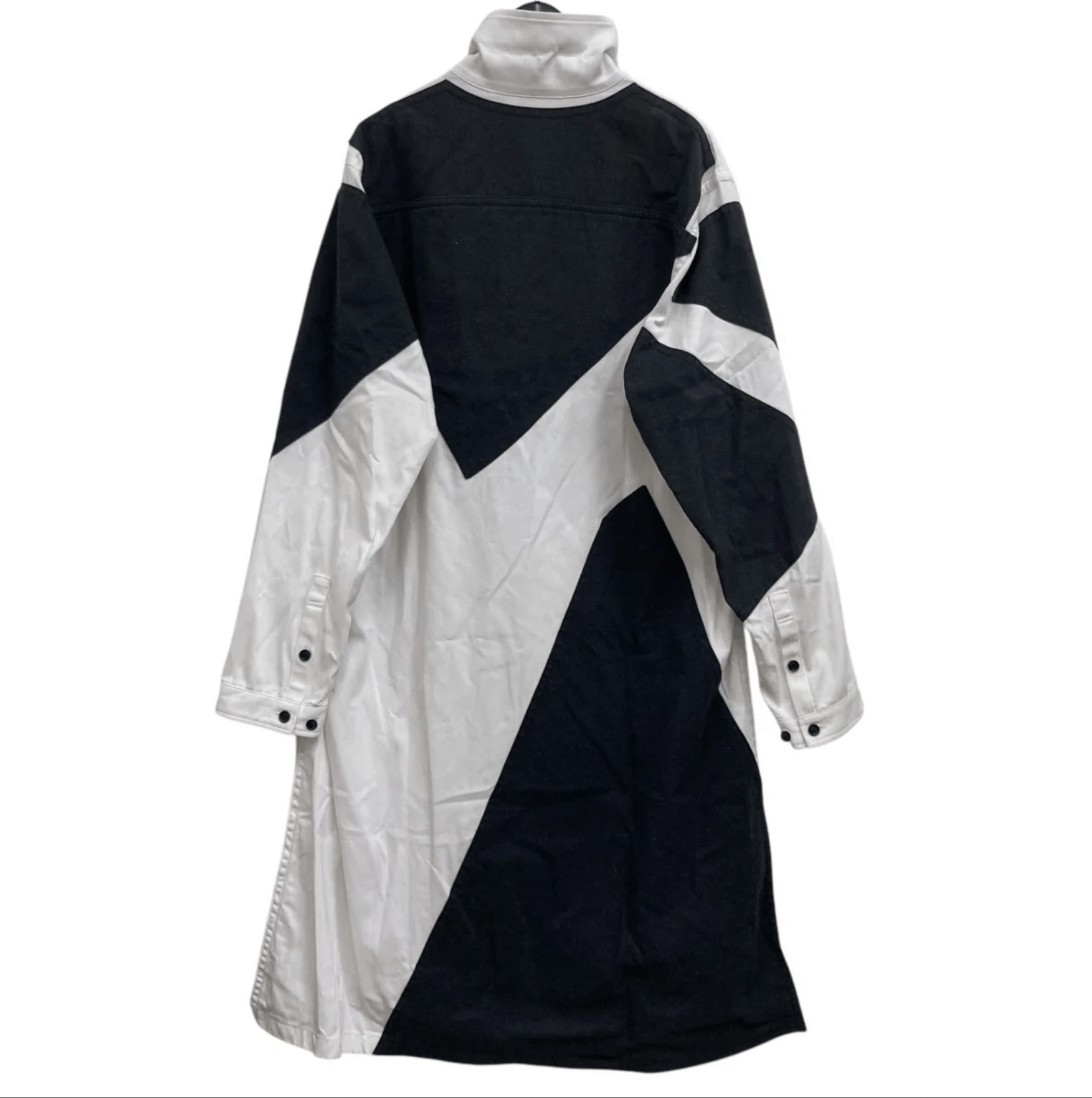 Yohji Yamamoto Yohji Yamamoto Pour Homme - Black White Long Shirt Size US M / EU 48-50 / 2 - 2 Thumbnail