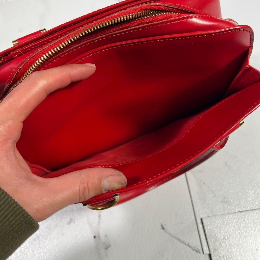 Louis Vuitton Louis Vuitton - Pont Neuf Epi Red Handbag Preloved Size ONE SIZE - 8 Thumbnail