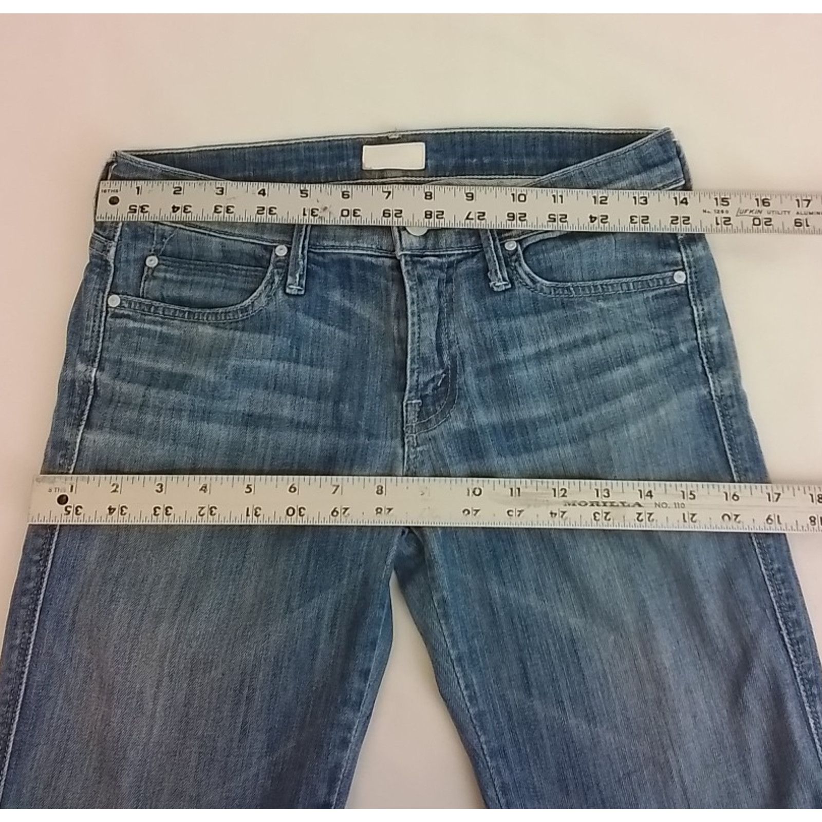 MOTHER Mother Denim The Frayed Rascal Jeans Women's 26 Medium Wash Size 26" / US 2 / IT 38 - 14 Thumbnail