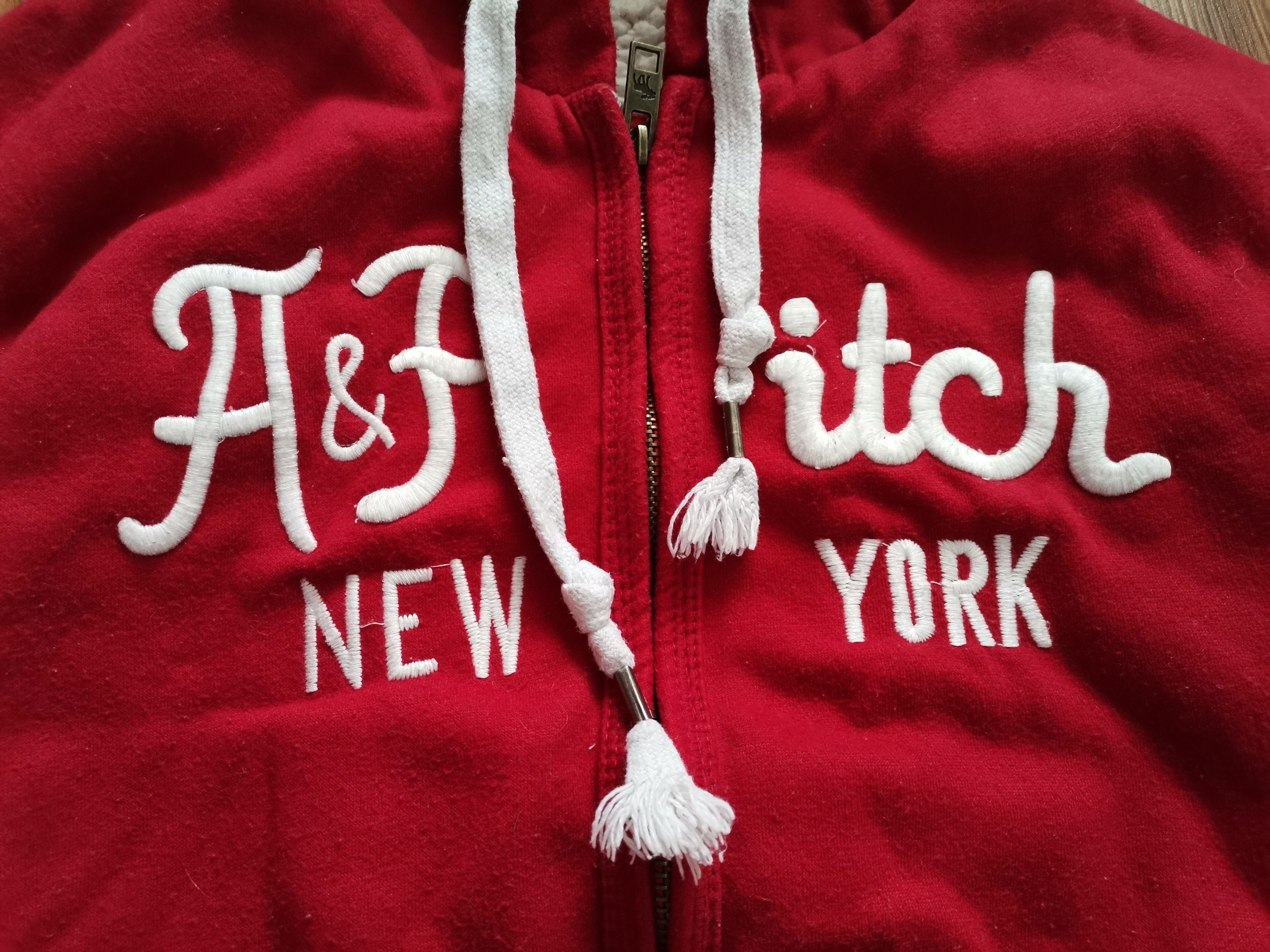 Abercrombie & Fitch Abercrombie & Fitch Women's Zip Up Sherpa Hoodie Size M / US 6-8 / IT 42-44 - 2 Thumbnail