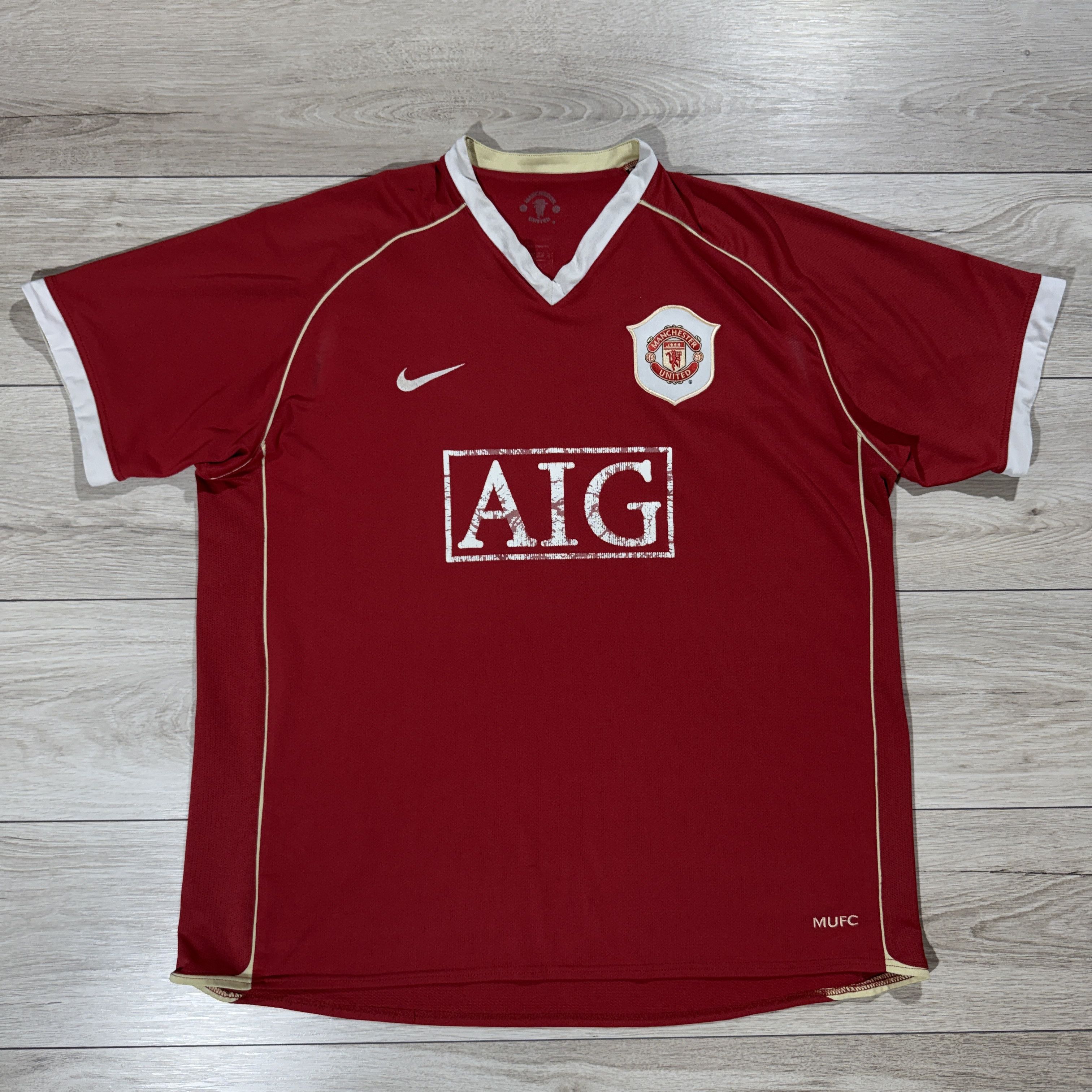Nike Manchester United Home football 2006 Soccer Nike Jersey XL Size US XXL / EU 58 / 5 - 1 Thumbnail
