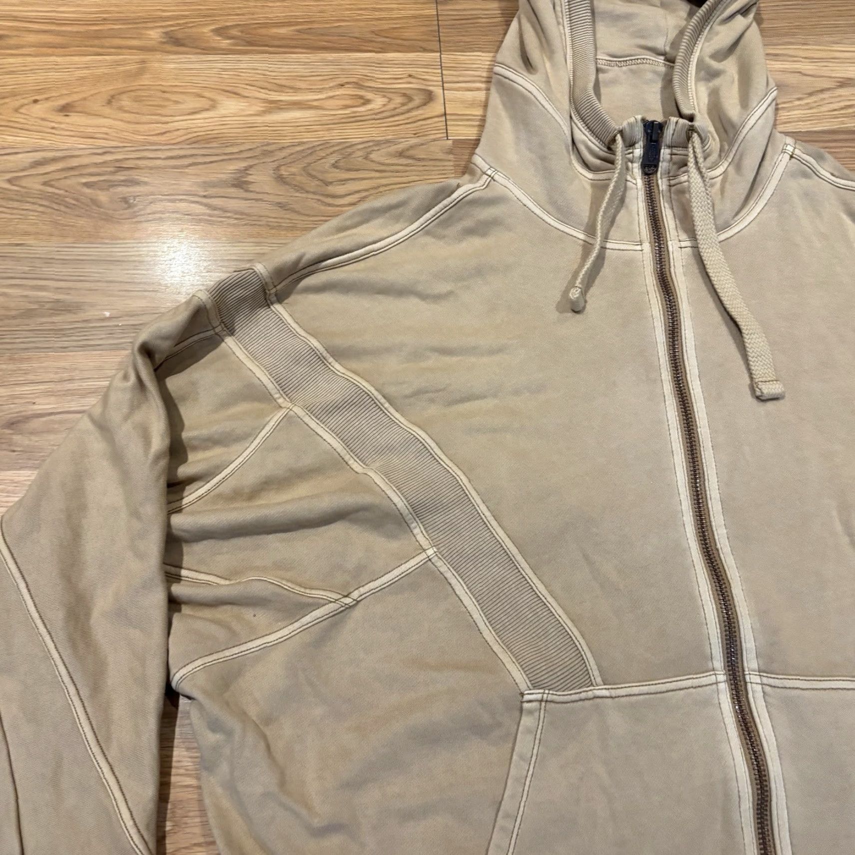 Free People Free People Movement Sweatshirt All Your Love Zip Hoodie Oversized Sand Size L Women Size L / US 10 / IT 46 - 4 Thumbnail