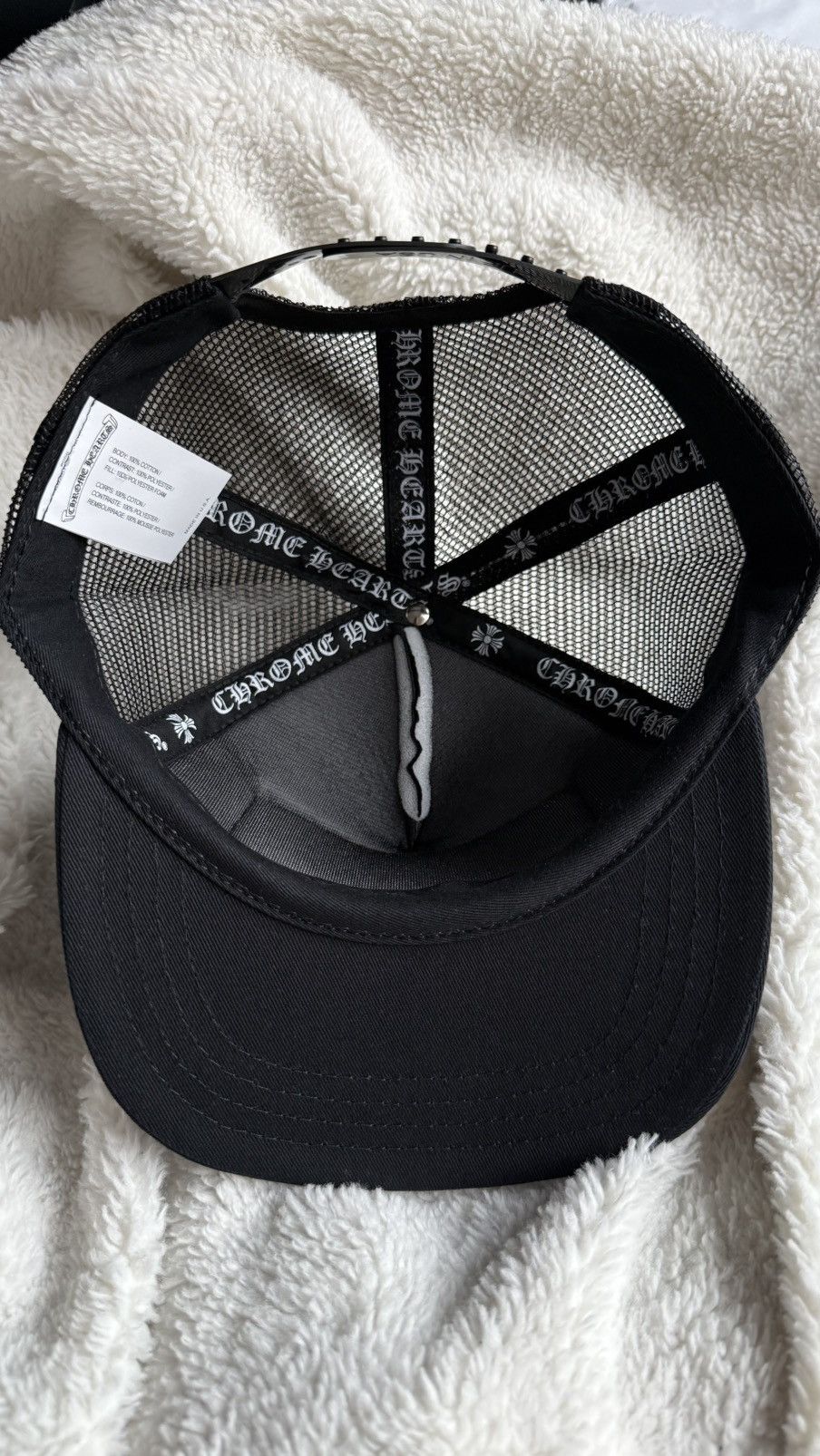 Chrome Hearts Chrome Hearts Trucker Cap Black *NYC Exclusive* Size ONE SIZE - 4 Thumbnail