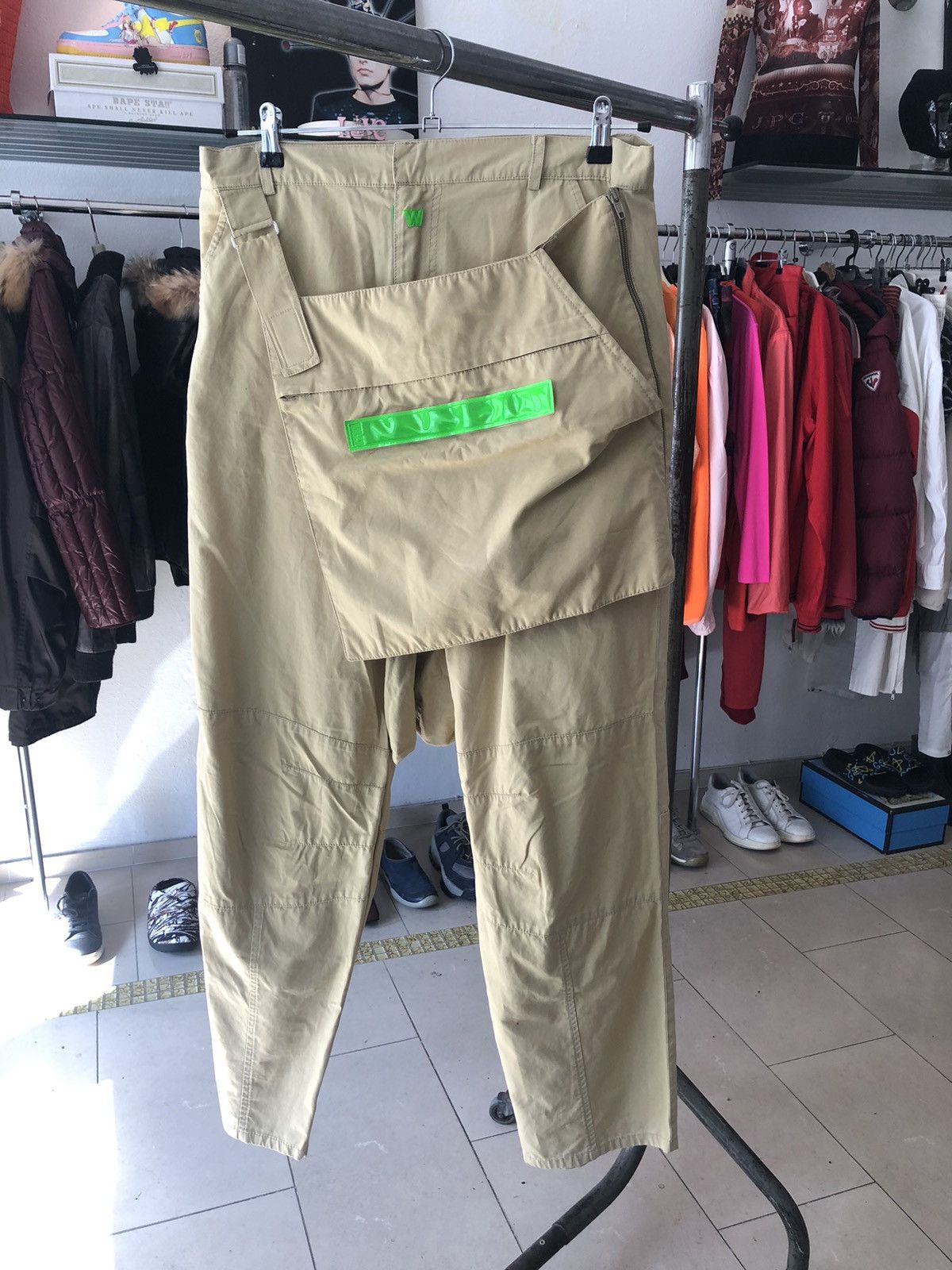 W&LT × Walter Van Beirendonck Brand new Vintage W&LT Techno skirt pants Size US 34 / EU 50 - 1 Thumbnail