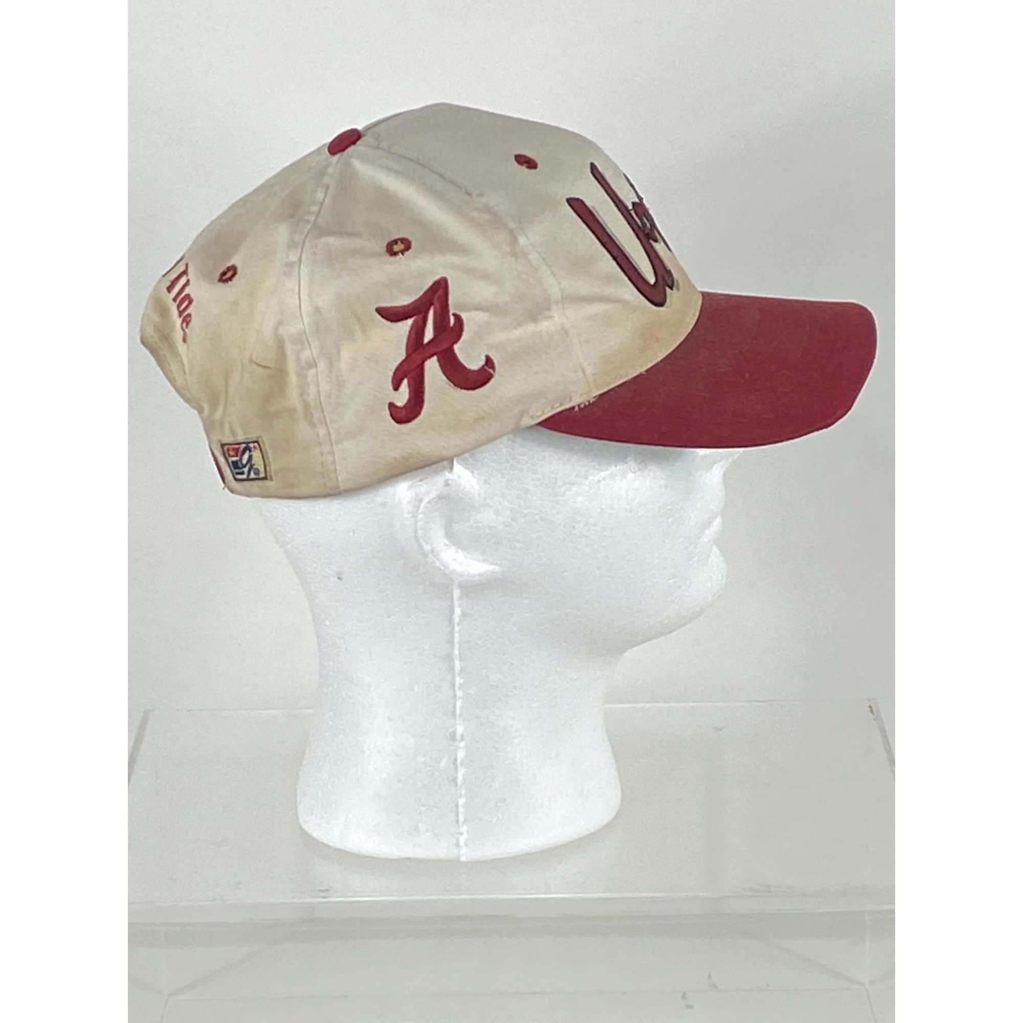 The Game Vintage 80s The Game Alabama Crimson Tide Snapback Hat Cap M Size ONE SIZE - 3 Thumbnail