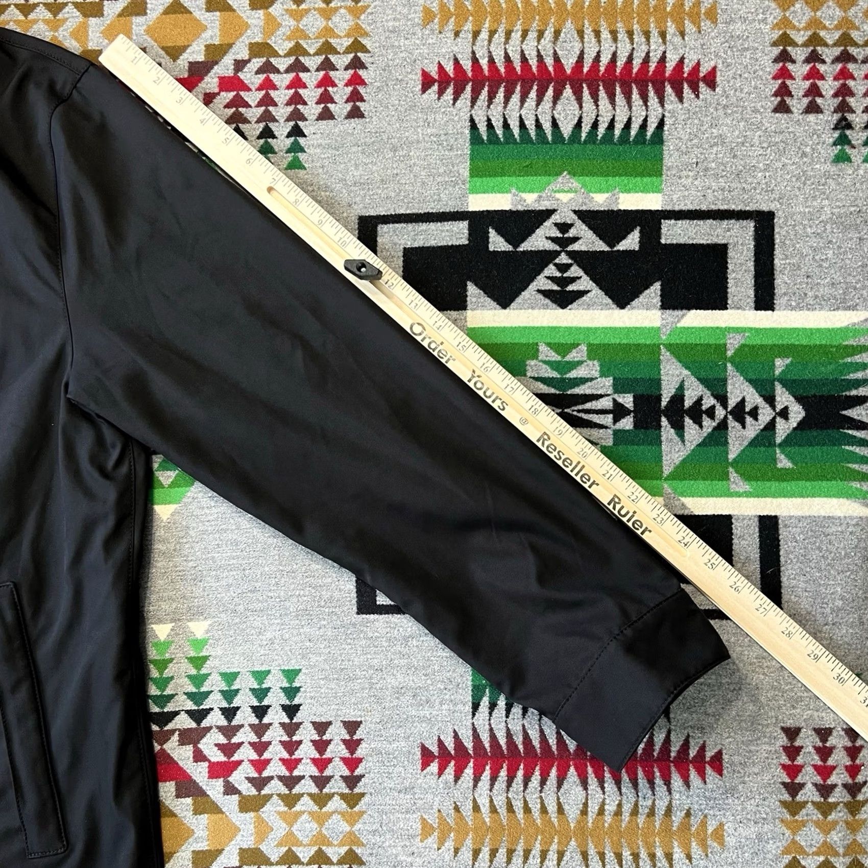 Armani Armani Collezioni Mens Car Coat Black Water Resistant Jacket Lined 46 Size US S / EU 44-46 / 1 - 5 Thumbnail