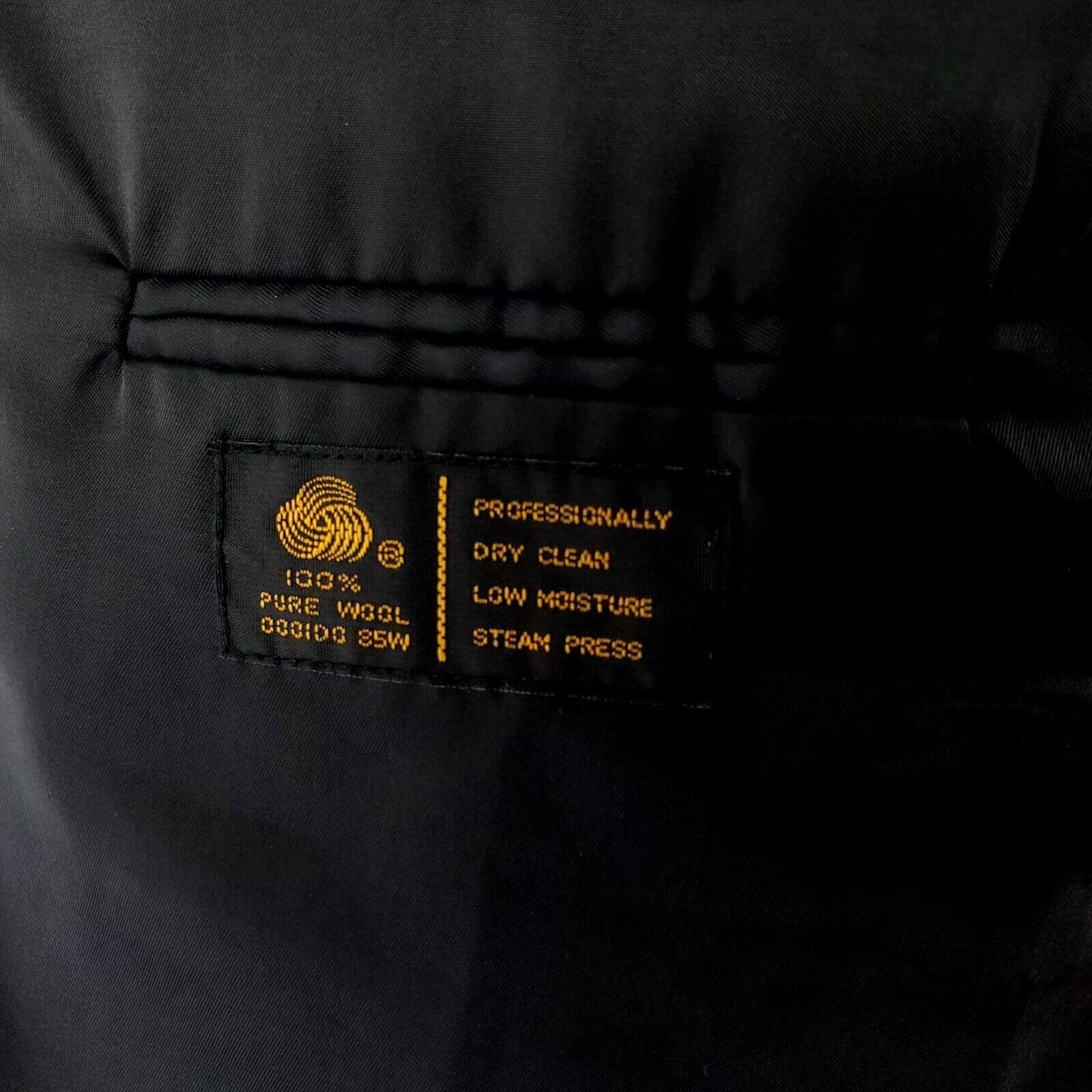 Vintage Cricketeer Wool 1 Felt Button Tuxedo Jacket 40R Black Size 40R - 8 Thumbnail