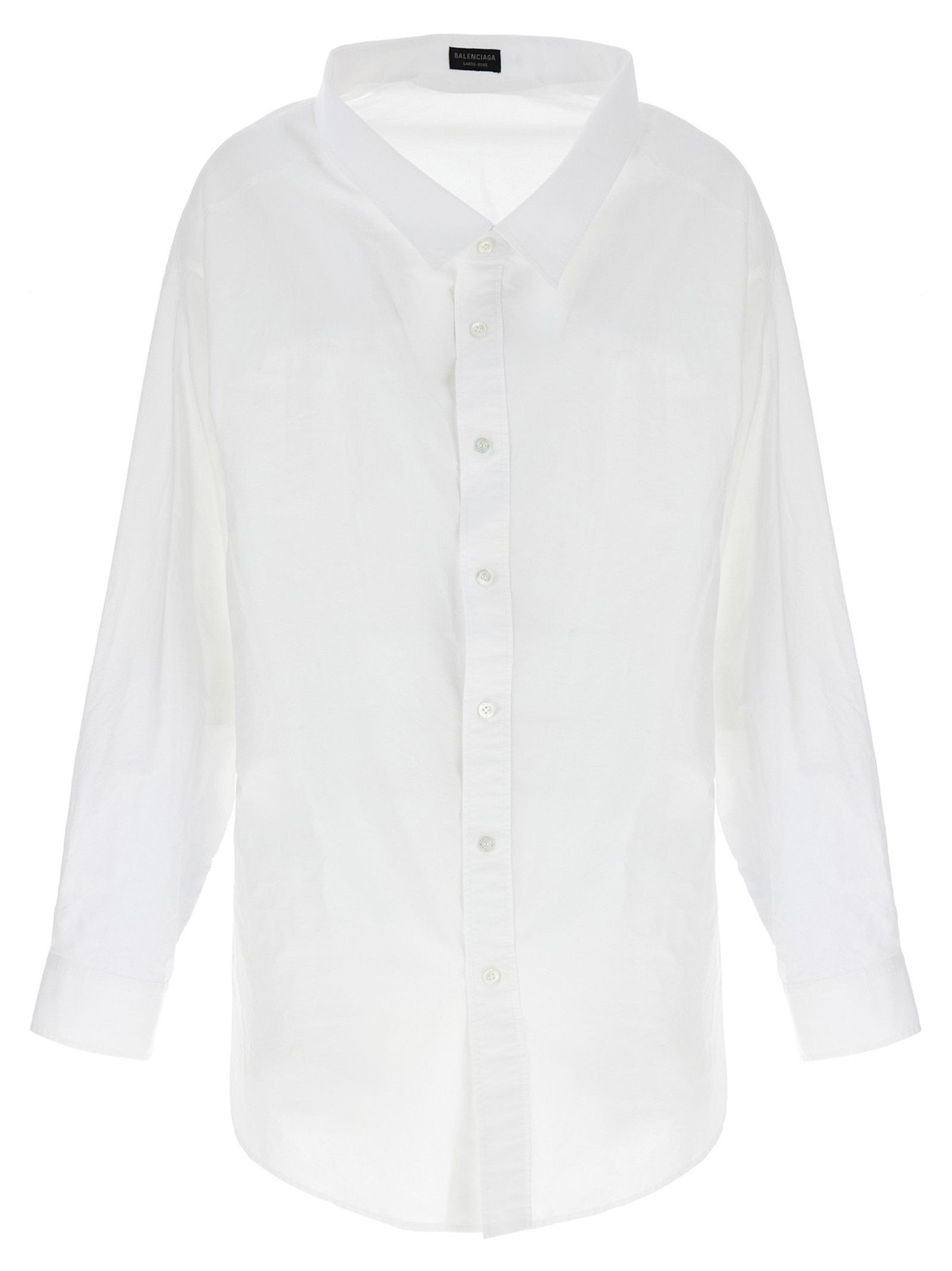 Balenciaga Off-Shoulder Shirt Size XS / US 0-2 / IT 36-38 - 1 Thumbnail