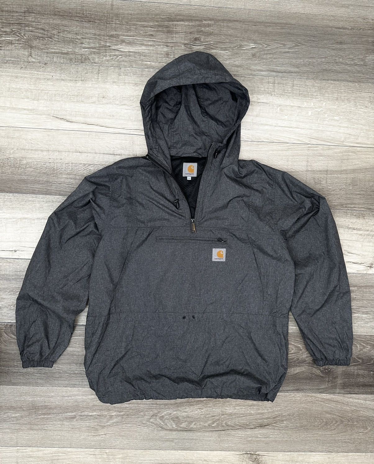 Carhartt Wip Carhartt W.I.P “ Spinner Pullover “ Grey Anorak Rain Jacket Size US L / EU 52-54 / 3 - 1 Thumbnail