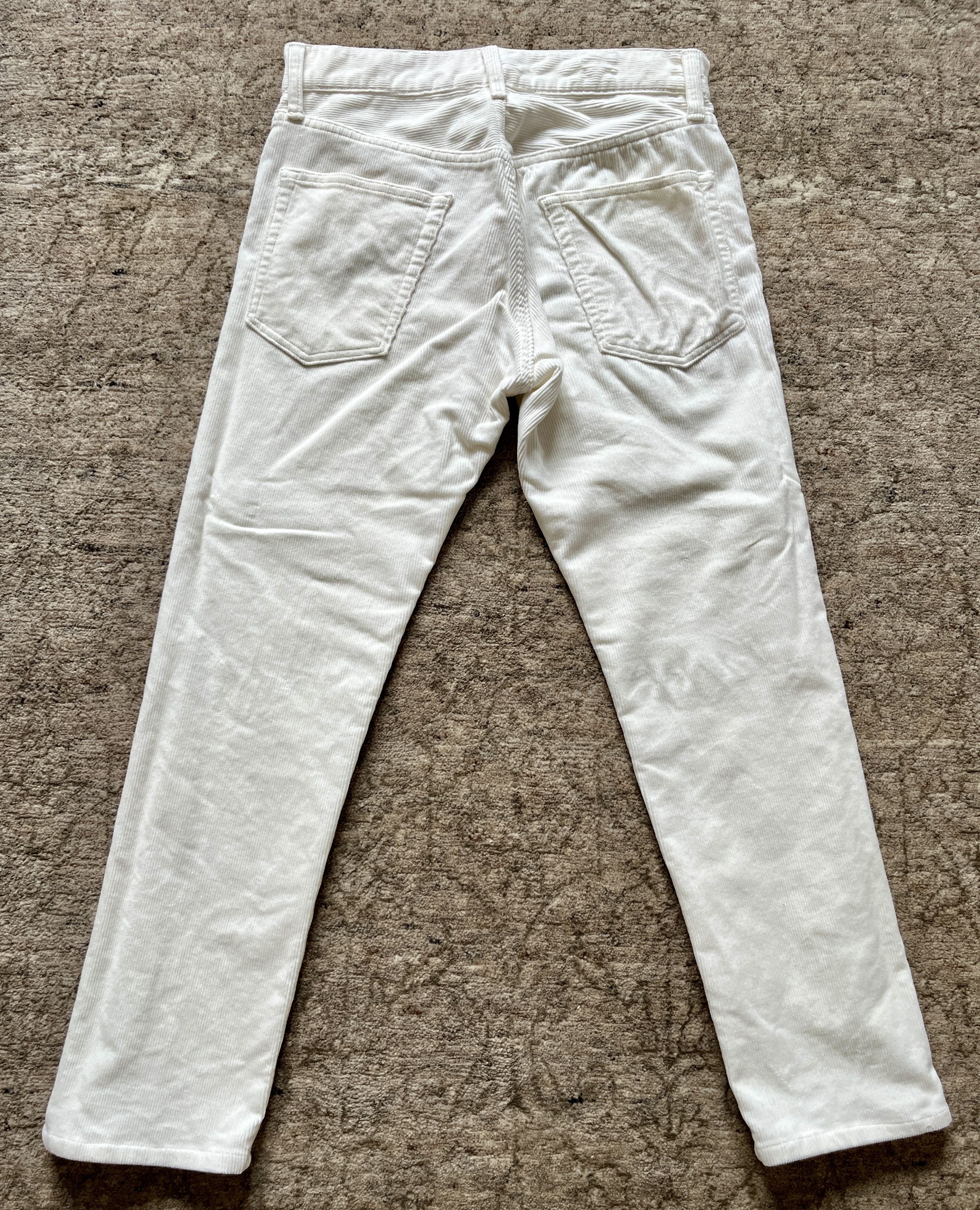 Beams Plus White Courduroy Pants Size US 30 / EU 46 - 3 Thumbnail