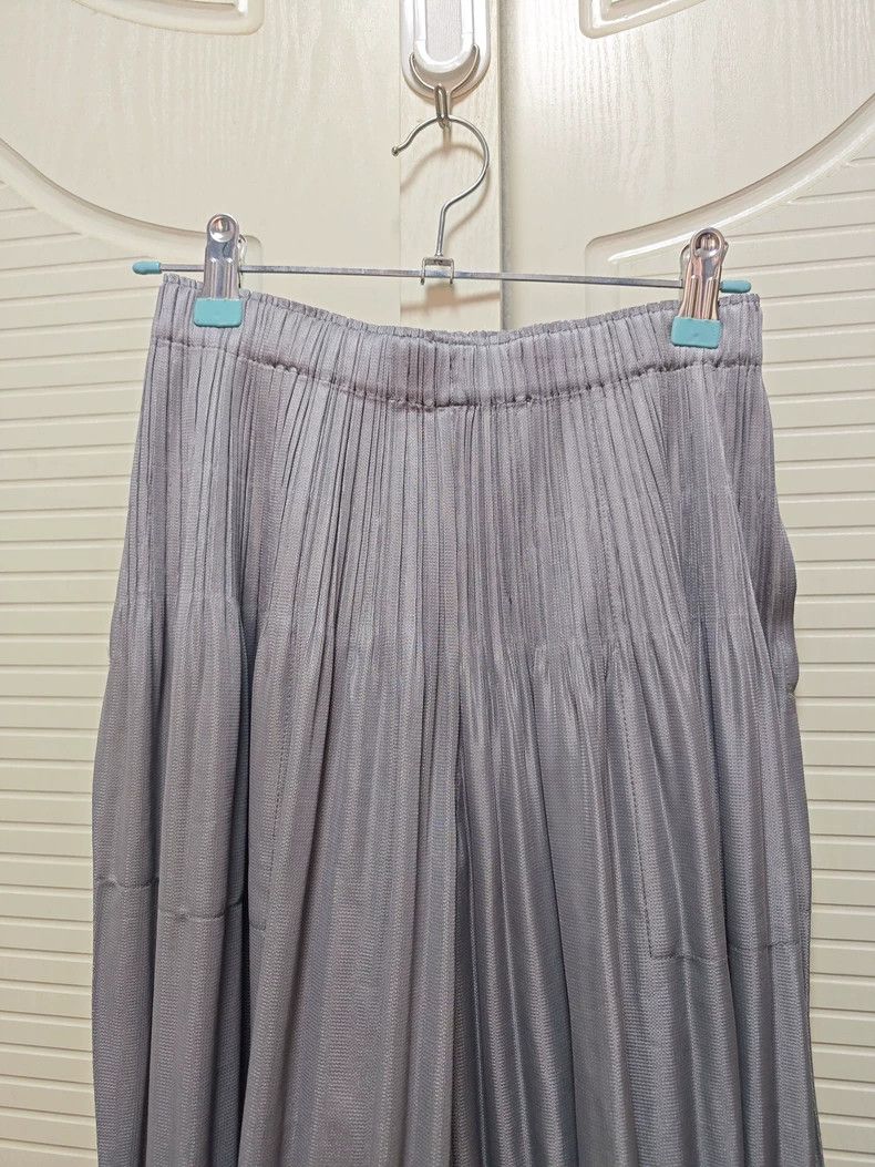 Issey Miyake Issey Miyake size:1 Light grey pleated pants Size 42" / US 20 - 3 Thumbnail