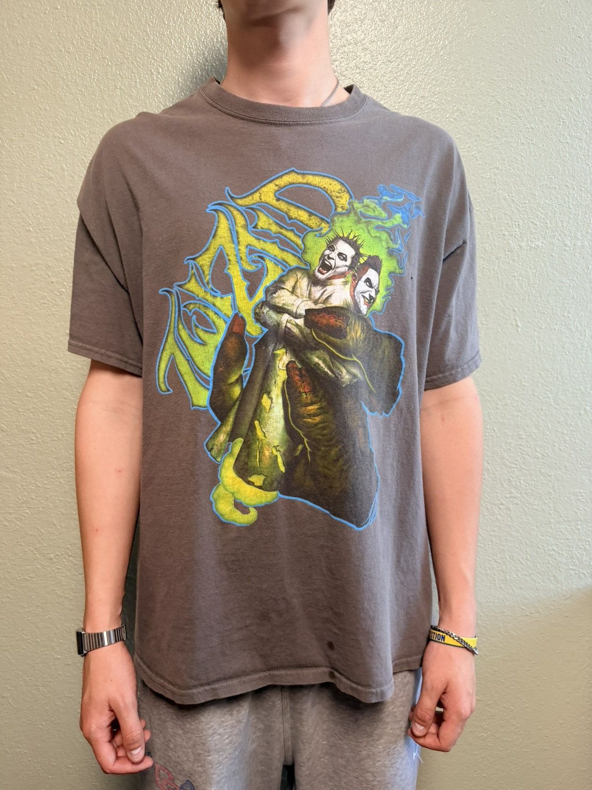 Vintage Vintage Graphic Logo T Shirt “Up in Smoke” Size US XL / EU 56 / 4 - 1 Thumbnail