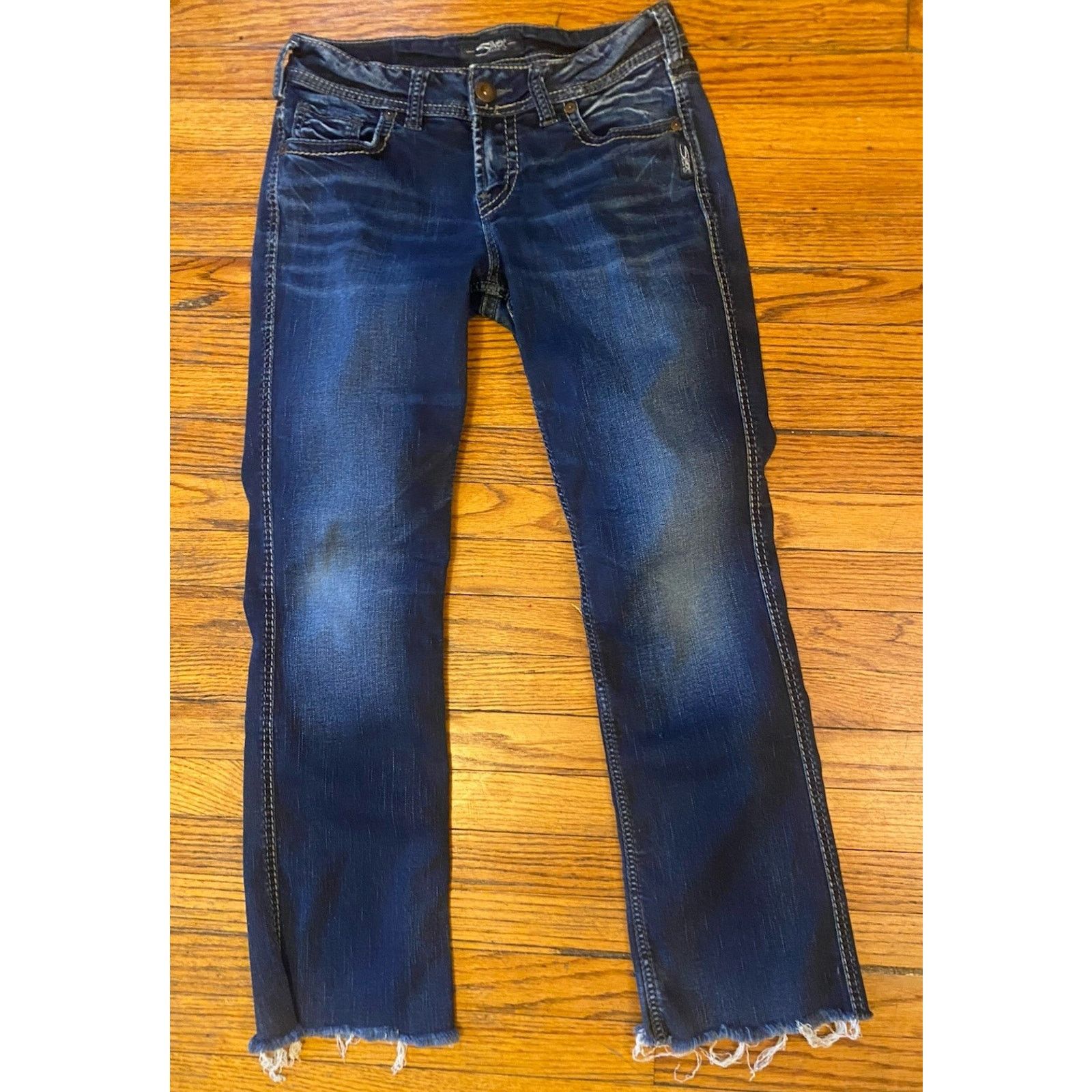 Silver Jeans Co. Silver Slim Bootcut Women’s Ankle Jeans 28, 26’ Inseam Size 28" / US 6 / IT 42 - 1 Thumbnail