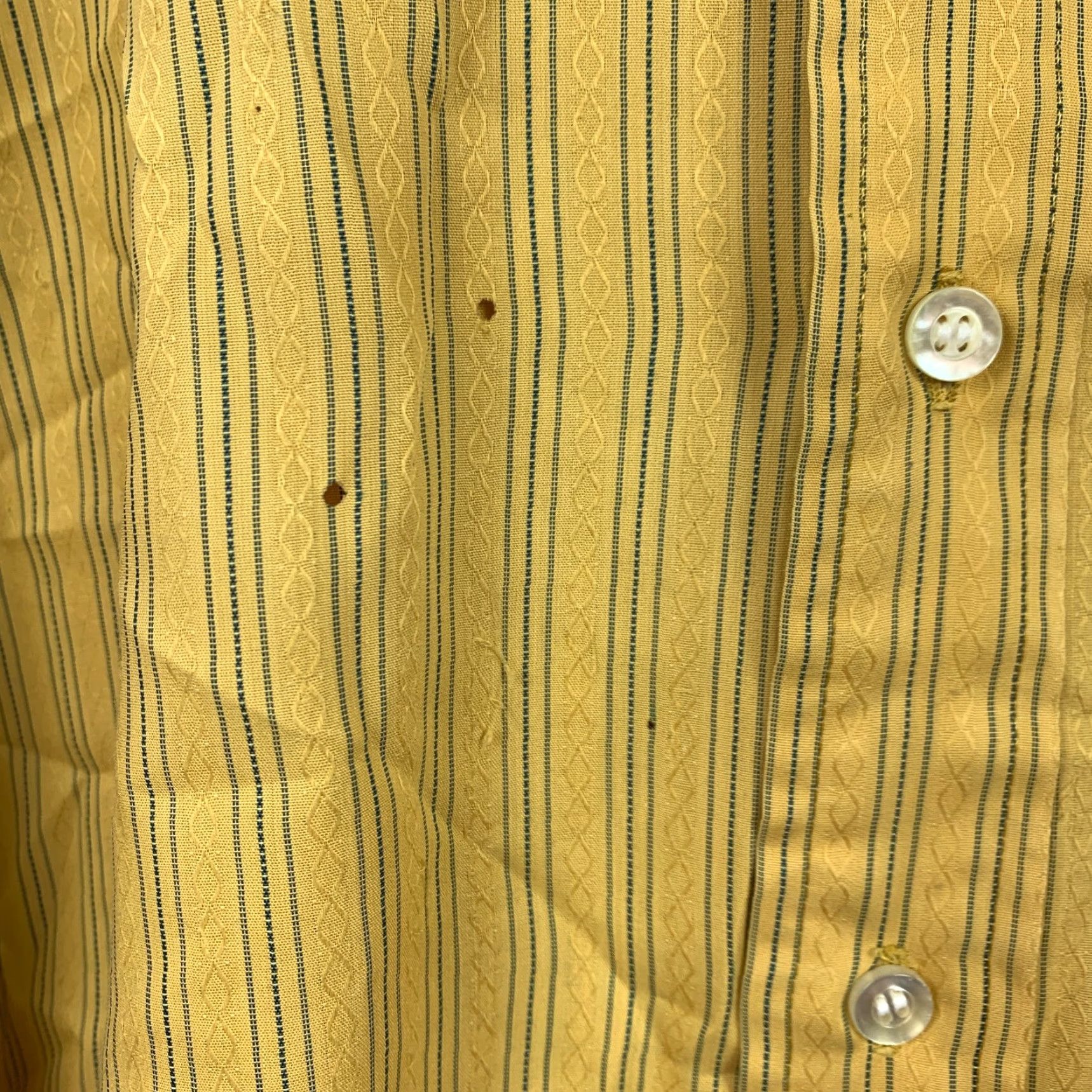 Arrow Vintage Arrow Drake II Sanforized Button Front Shirt 1950s Kent Collection Yellow 15 32 Mens Mens? Size US M / EU 48-50 / 2 - 3 Thumbnail