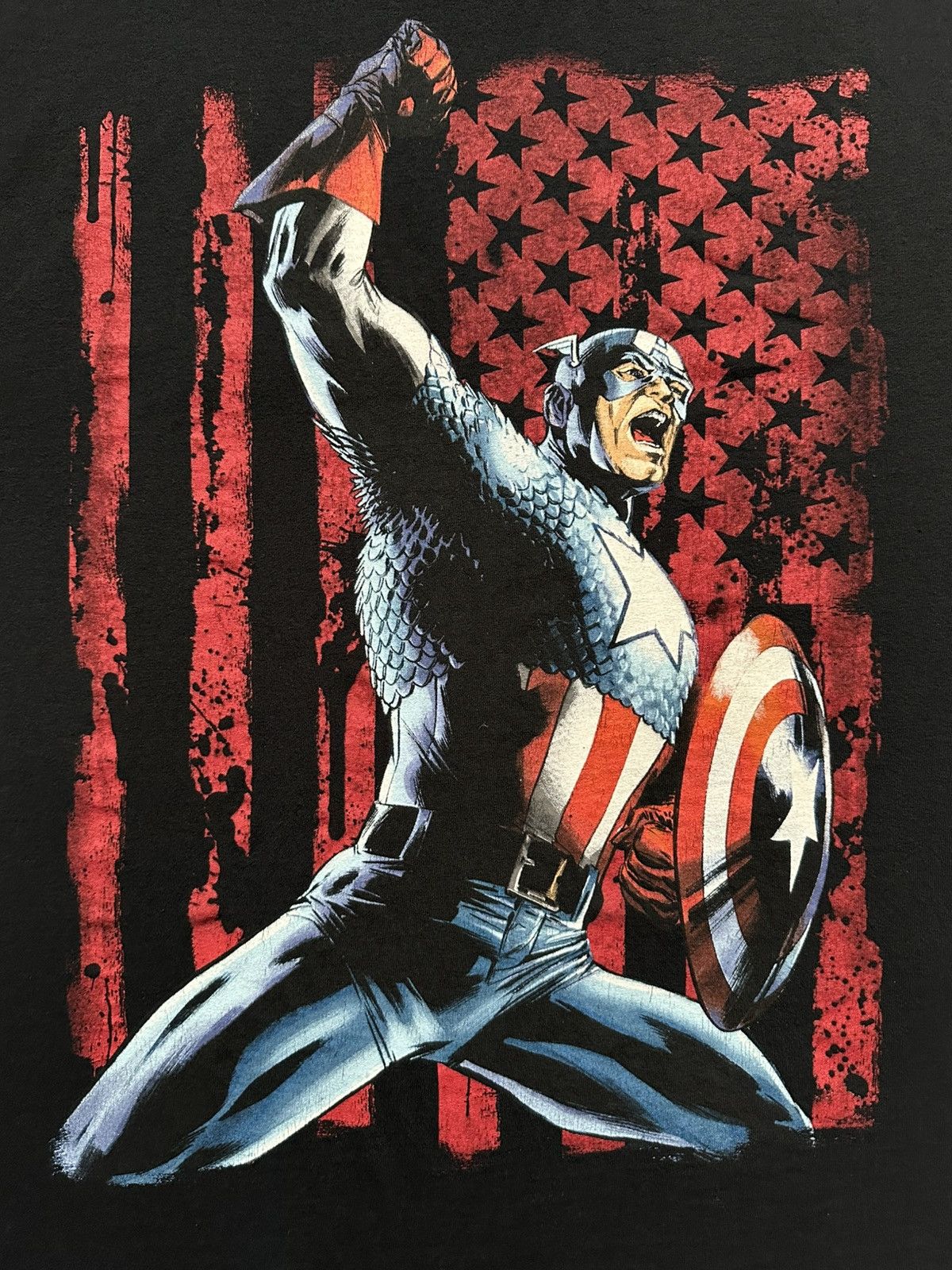 Marvel Comics Marvel Comics Mad Engine Captain America Graphic T-Shirt Size US L / EU 52-54 / 3 - 5 Thumbnail