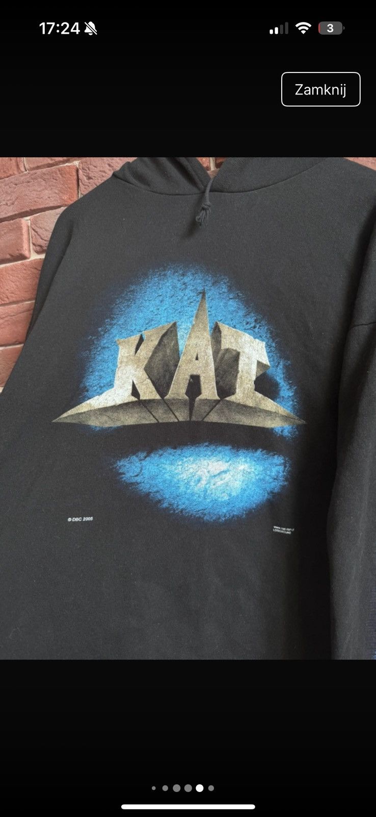 Band Tees Vintage Rare 2005 KAT Mind Cannibals Black Metal Band Hoodie Size US XL / EU 56 / 4 - 5 Thumbnail