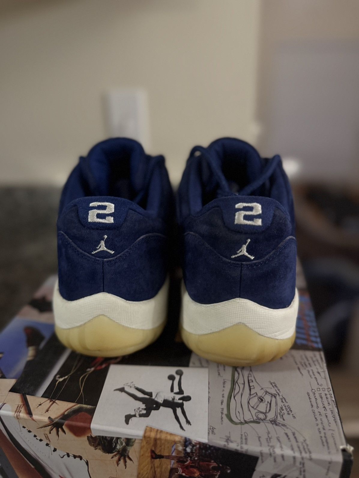 Jordan Brand × Nike 12 - Jordan 11 Retro Low RE2PECT Derek Jeter 2018 AV2187 441 Size US 12 / EU 45 - 6 Thumbnail