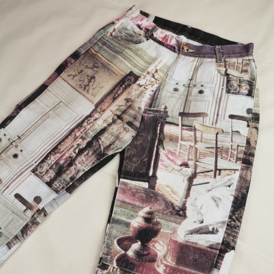 Vivienne Westwood SS1992 Vivienne Westwood Salon Full Printed Jeans Vintage Size US 30 / EU 46 - 3 Thumbnail
