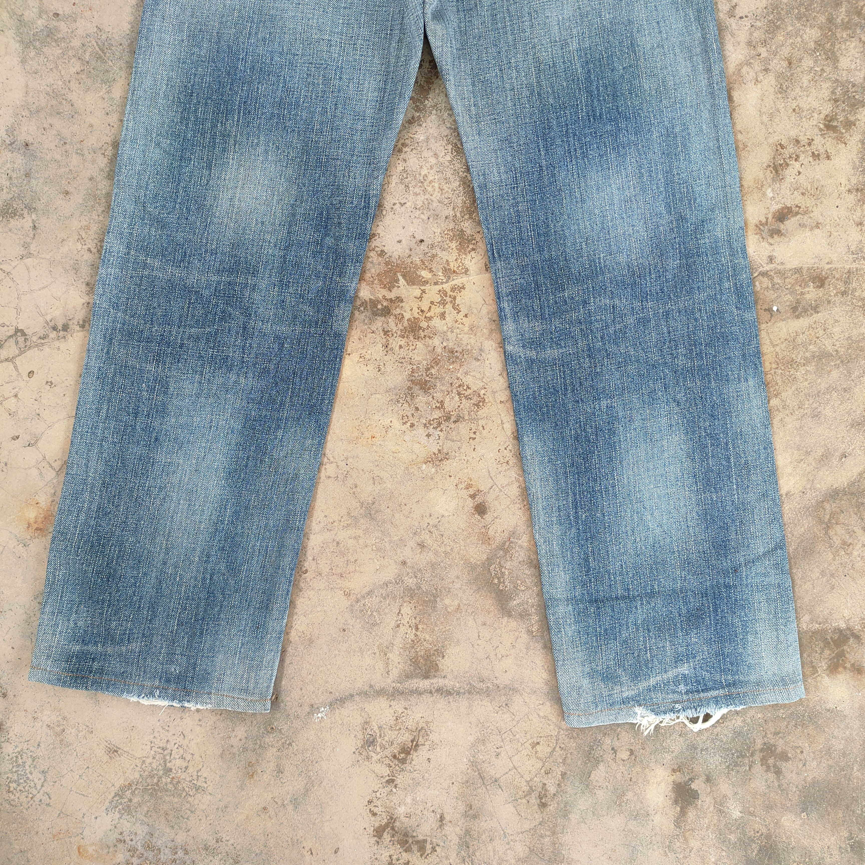 Edwin W31 VINTAGE EDWIN ORANGE TAG FADED DISTRESSED JEANS PANTS Size US 31 - 12 Thumbnail