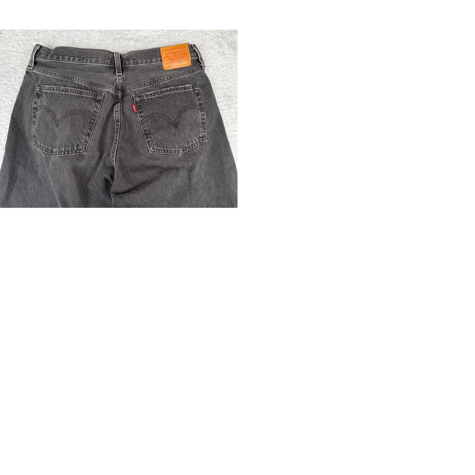 Levi's Levis Jeans Women 31 Black Denim Distressed 501 S Skinny Premium 31x28 Jeans Women Distressed 501XX 5-Pocket Denim Slim Modern Black Adult Womens Size 24" / US 00 / IT 34 - 11 Thumbnail