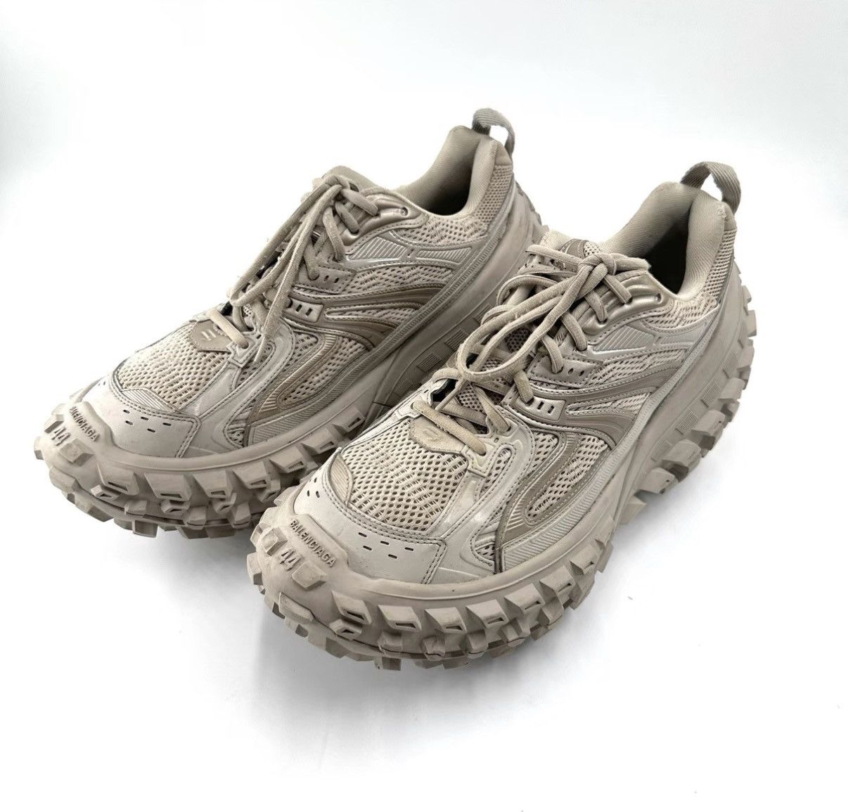 Balenciaga Balenciaga Beige Tire Sneakers K12 Size US 10 / EU 43 - 2 Thumbnail