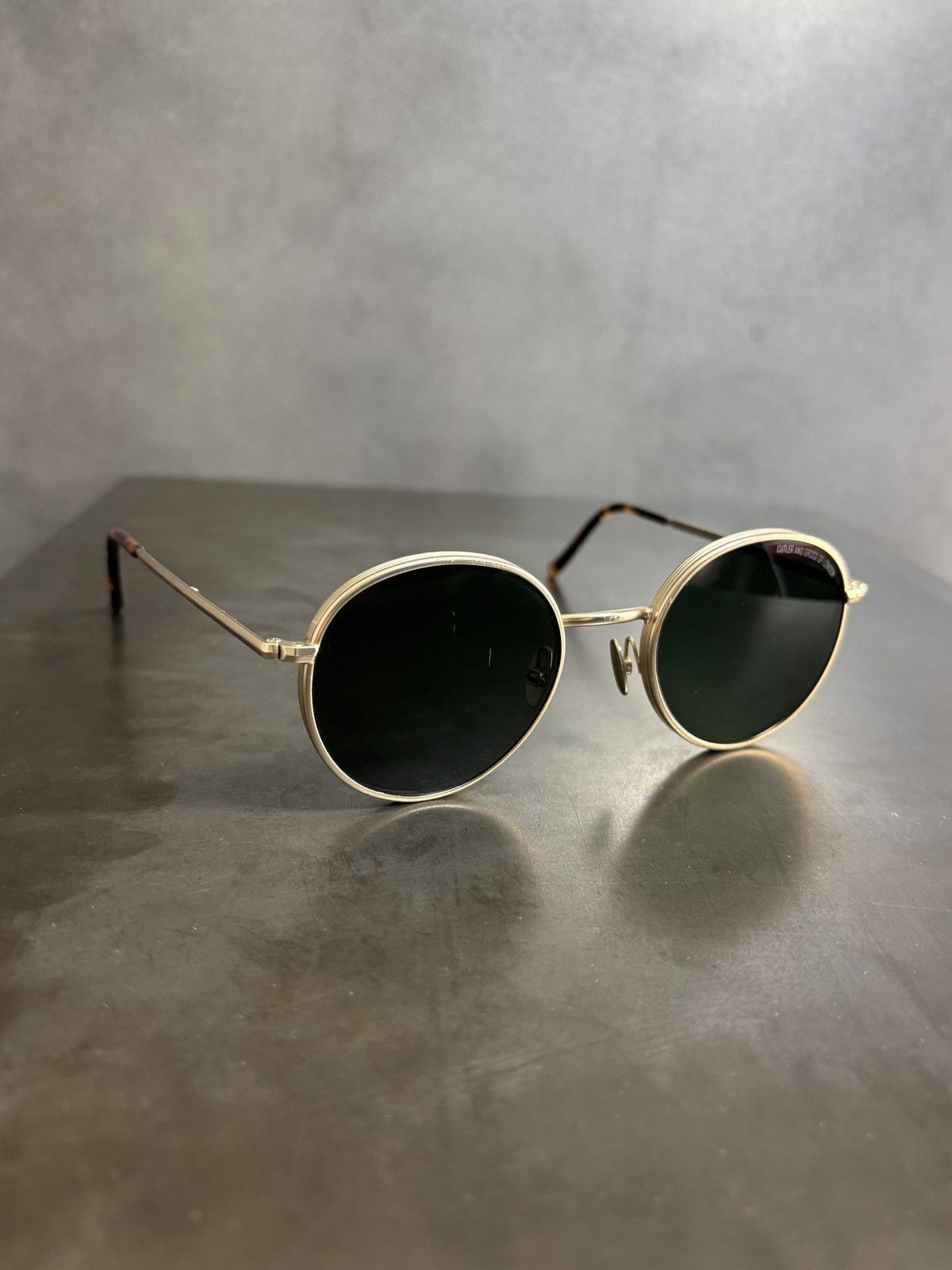 Cutler and Gross Cutler and Gross Sunglasses M:1314 Metal Handmade in Italy Size ONE SIZE - 9 Thumbnail